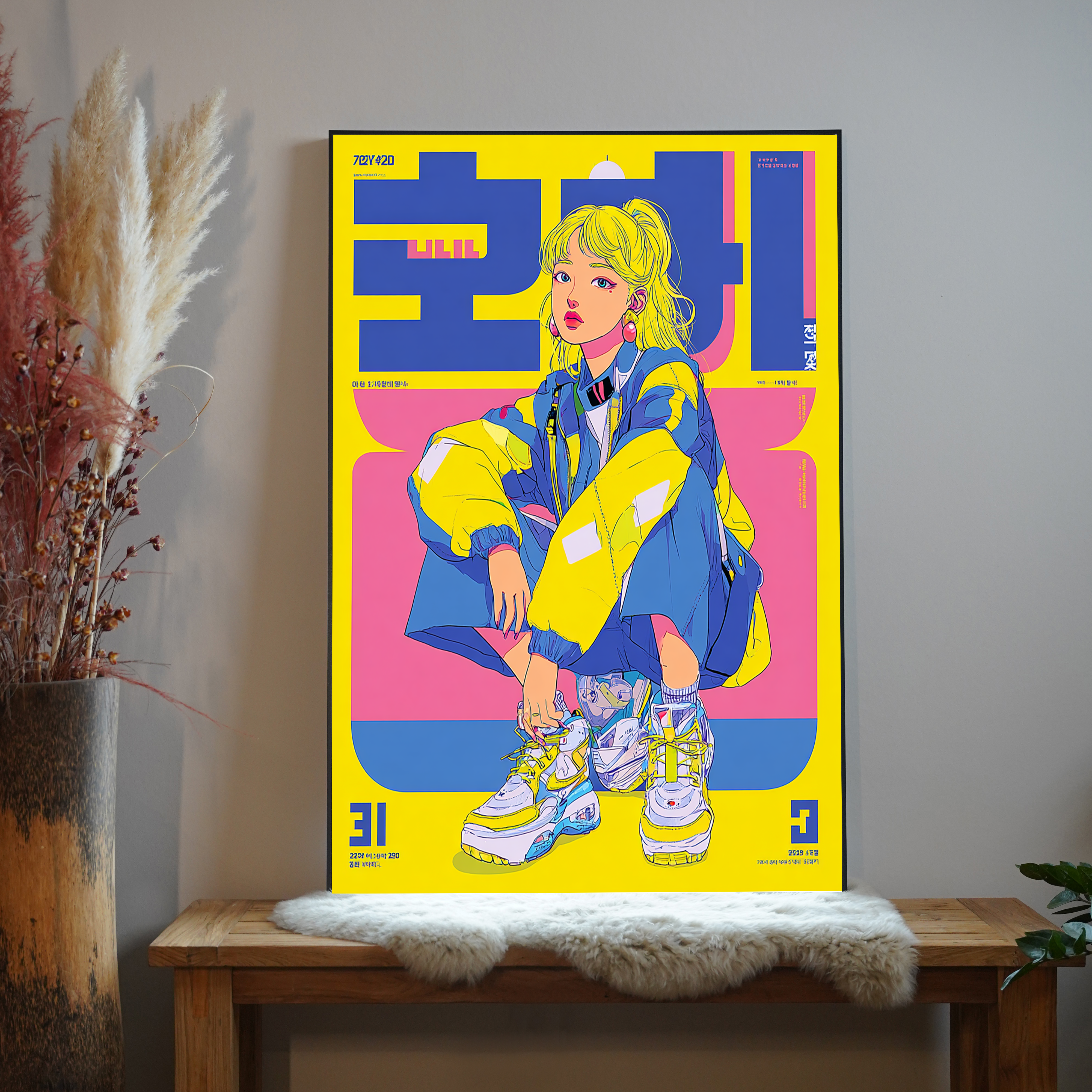 Neon Magazin Anime 3 | LED Bild