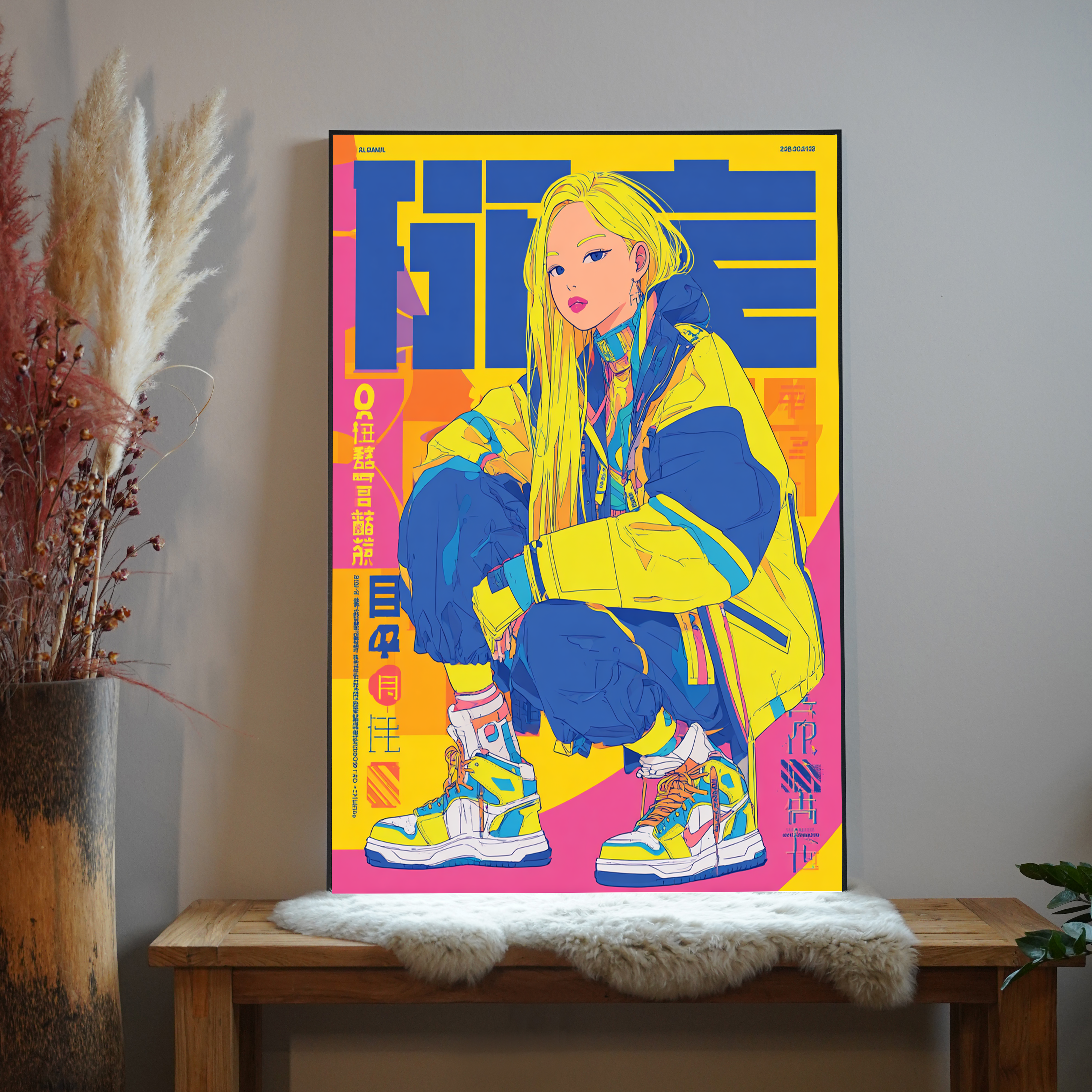 Neon Magazin Anime 4 | LED Bild