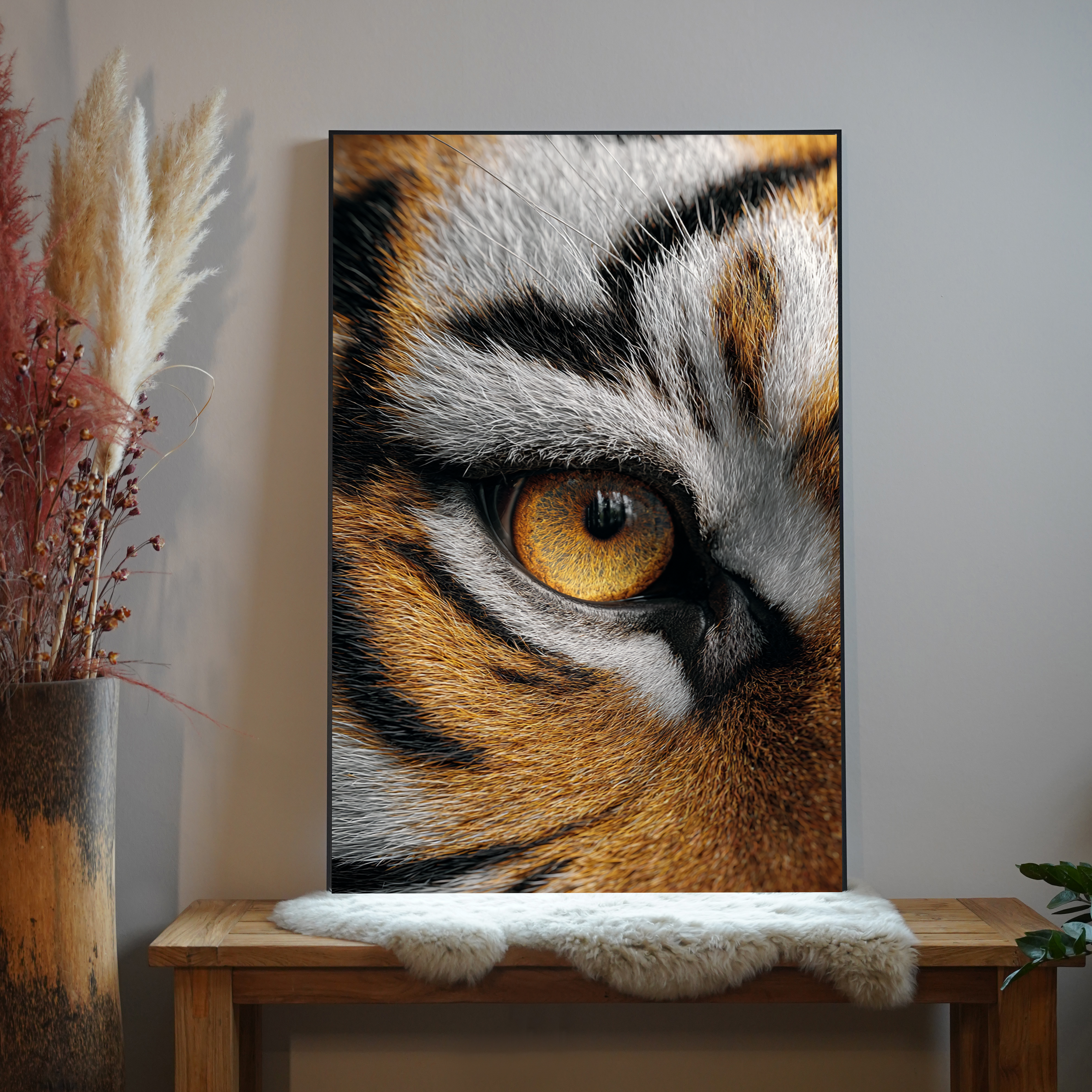 Tiger Auge 3 | LED Bild