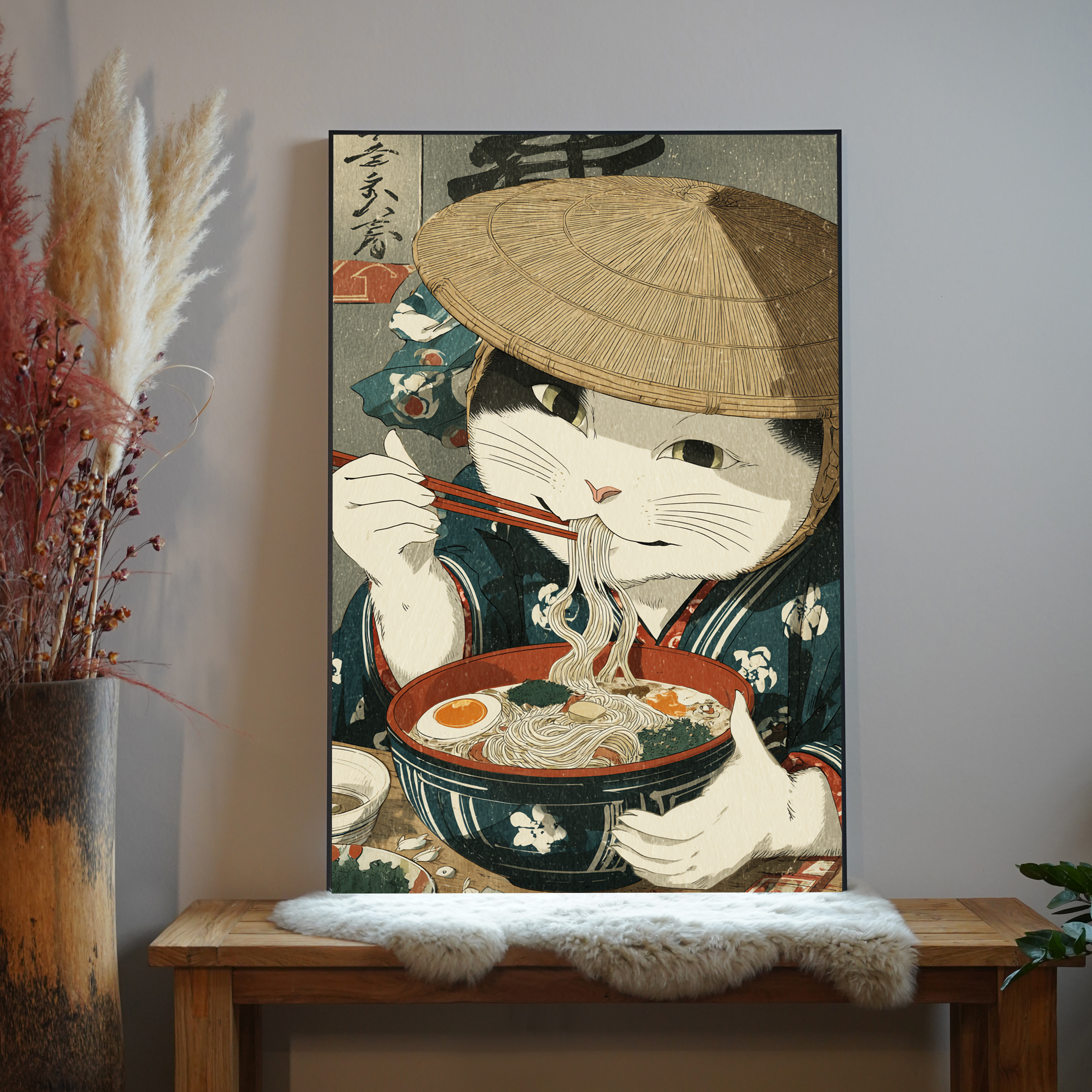 Katzen Ramen 1 | LED Bild