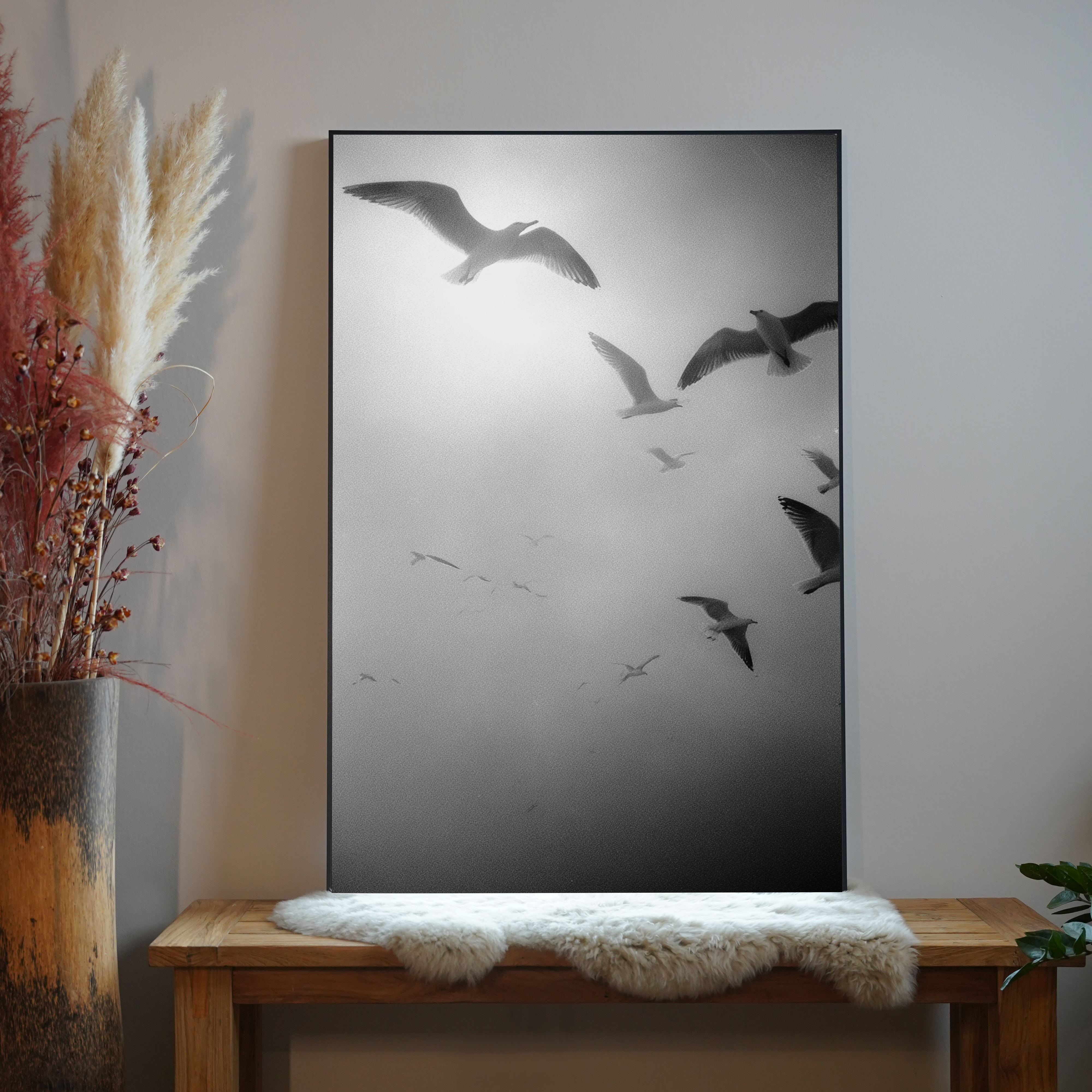 Möwen Verschwommen 1 | LED Bild