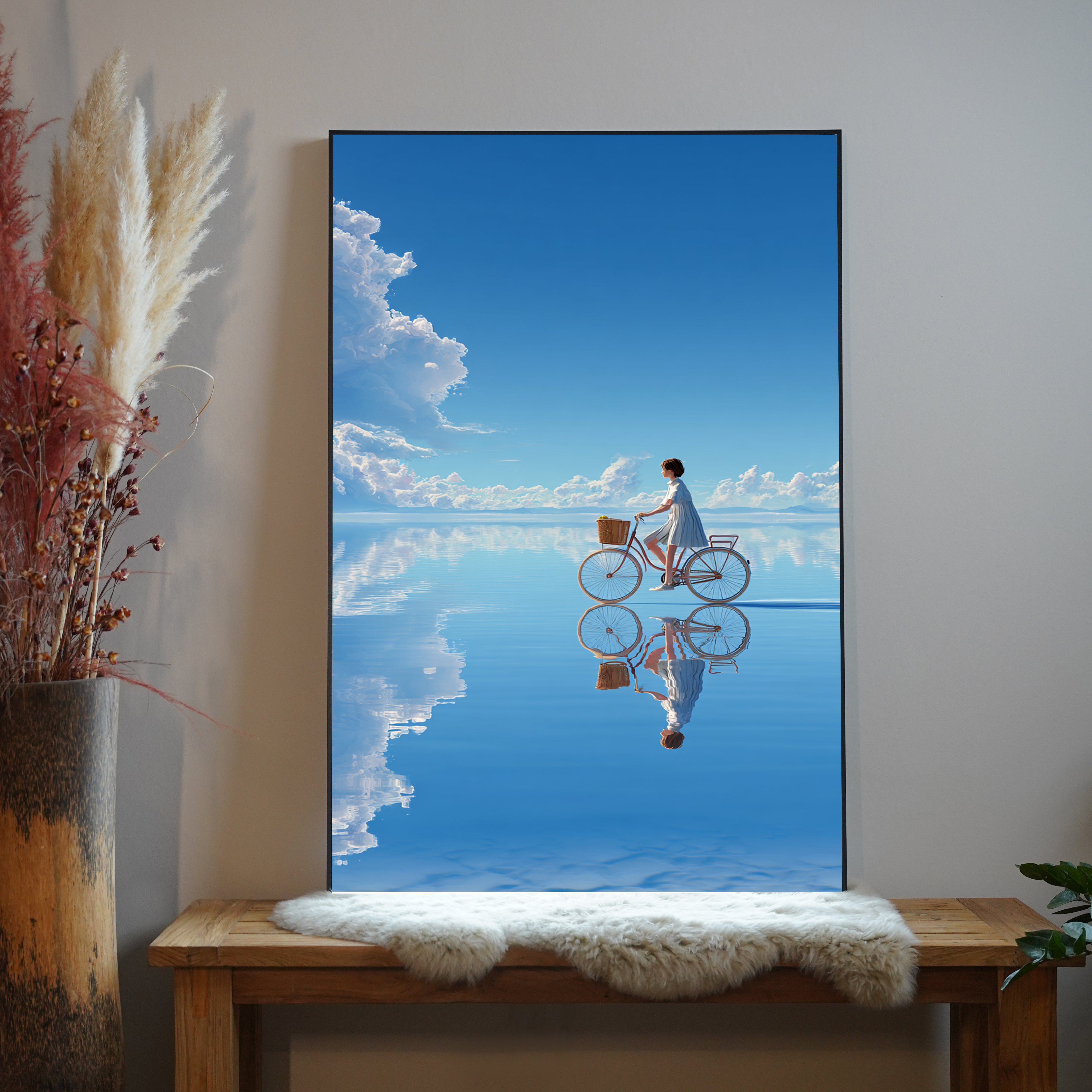 Fahrrad Spiegelung Anime 3 | LED Bild