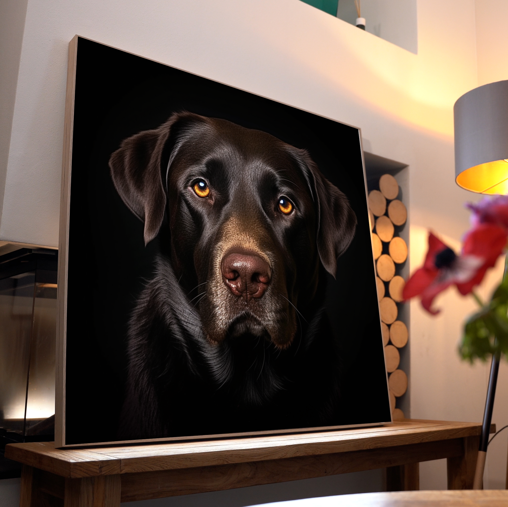 Hund Portrait 1 | LED Bild