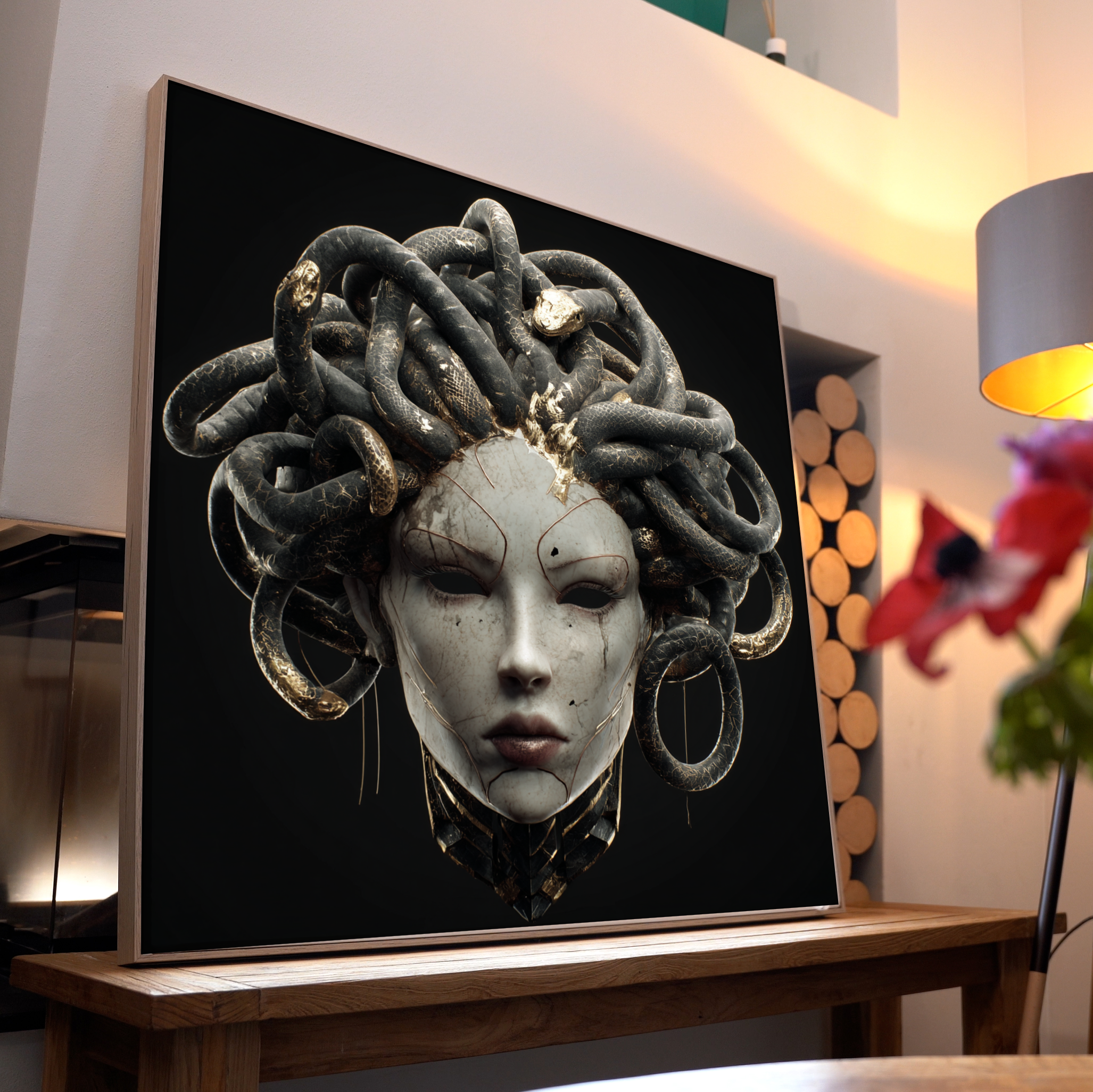 Medusa Portrait 1 | LED Bild