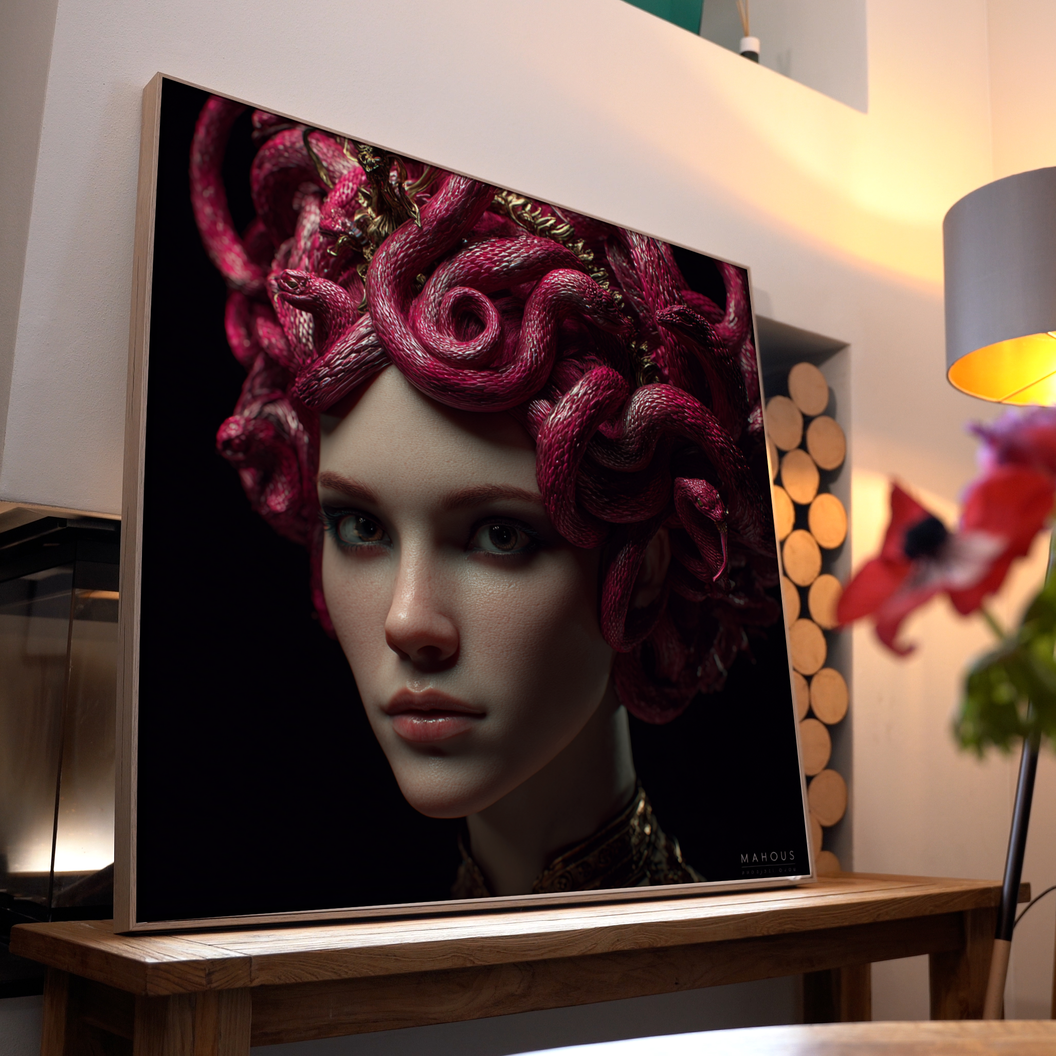 Medusa Portrait 2 | LED Bild