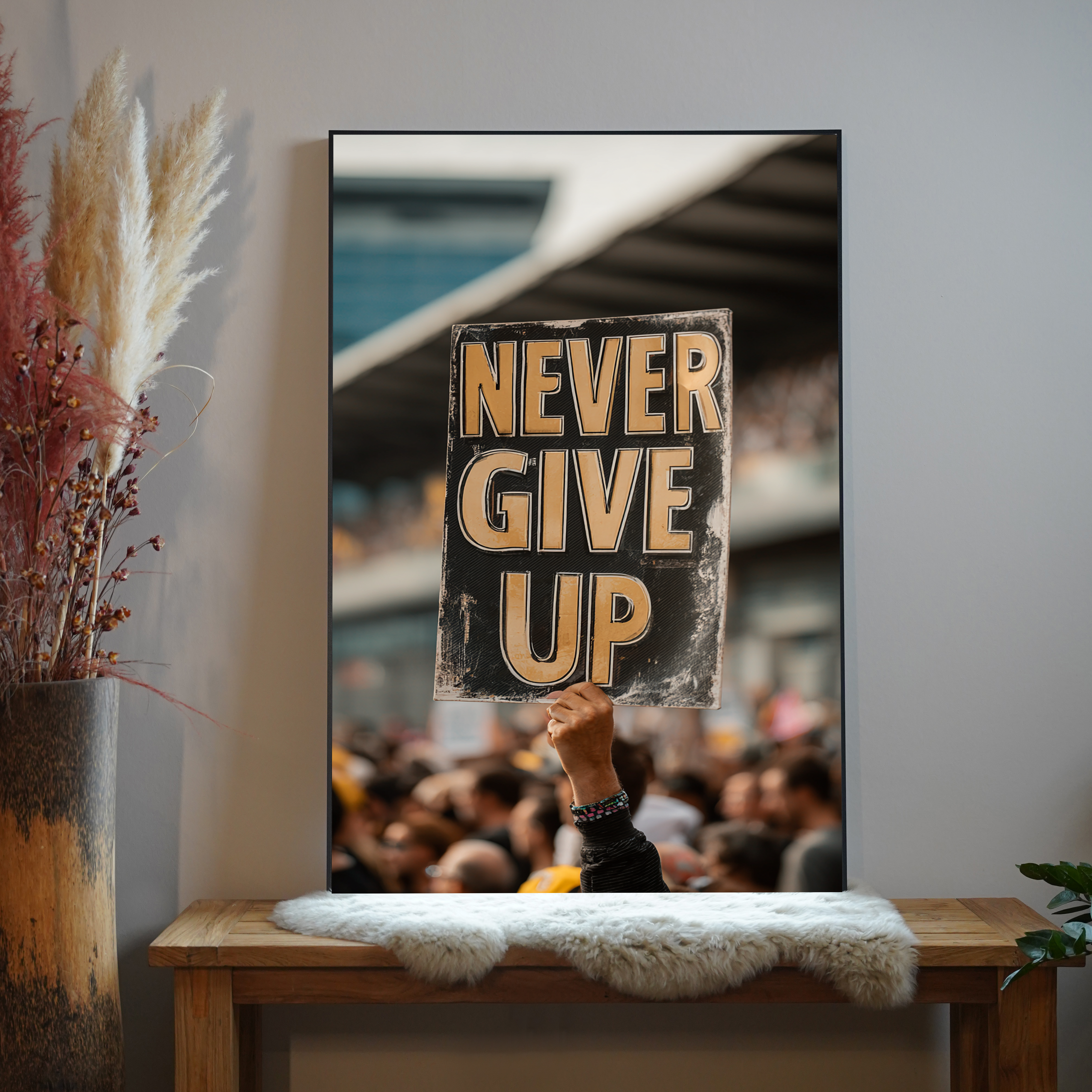 Niemals Aufgeben 2 | LED Bild