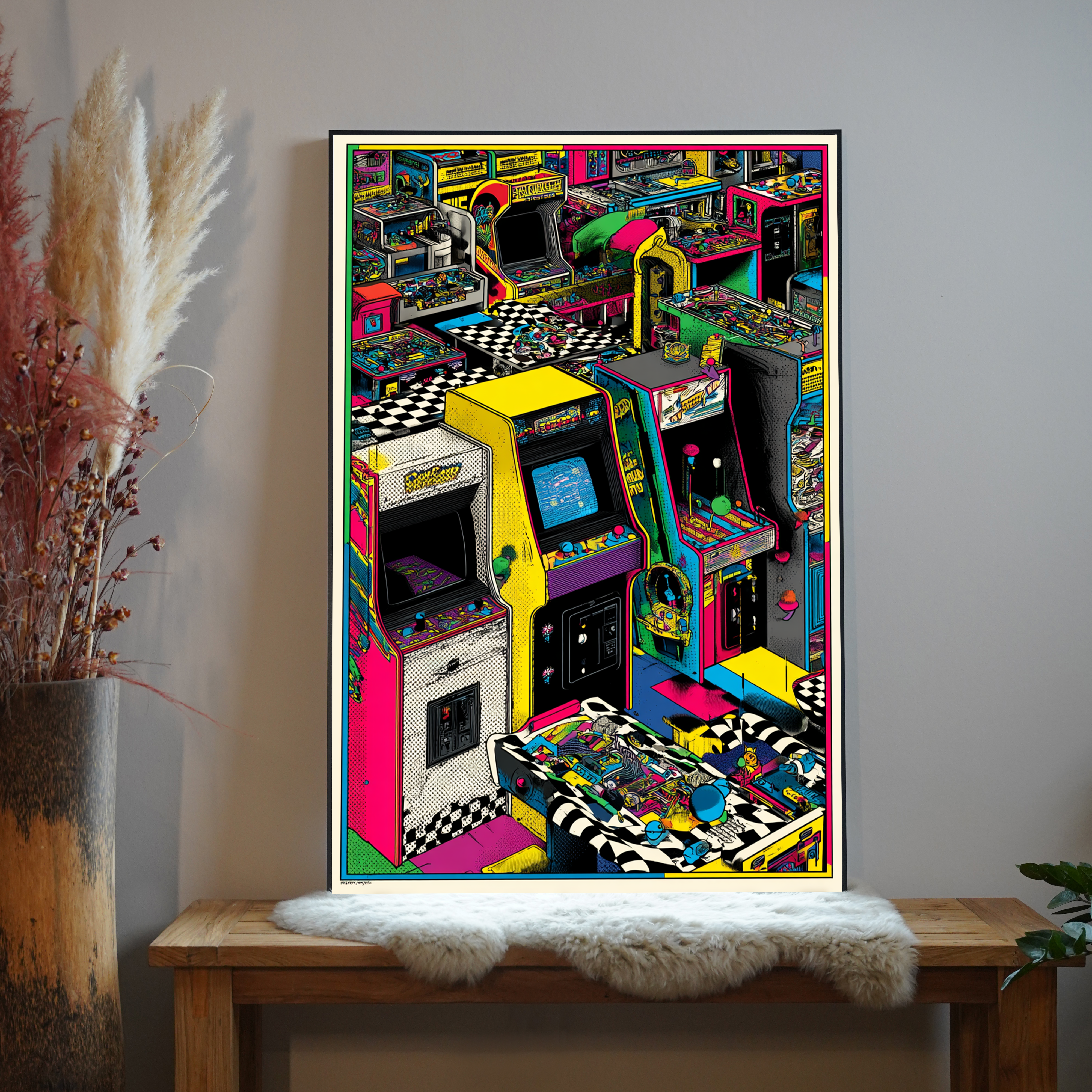 Retro Spielautomaten 1 | LED Bild