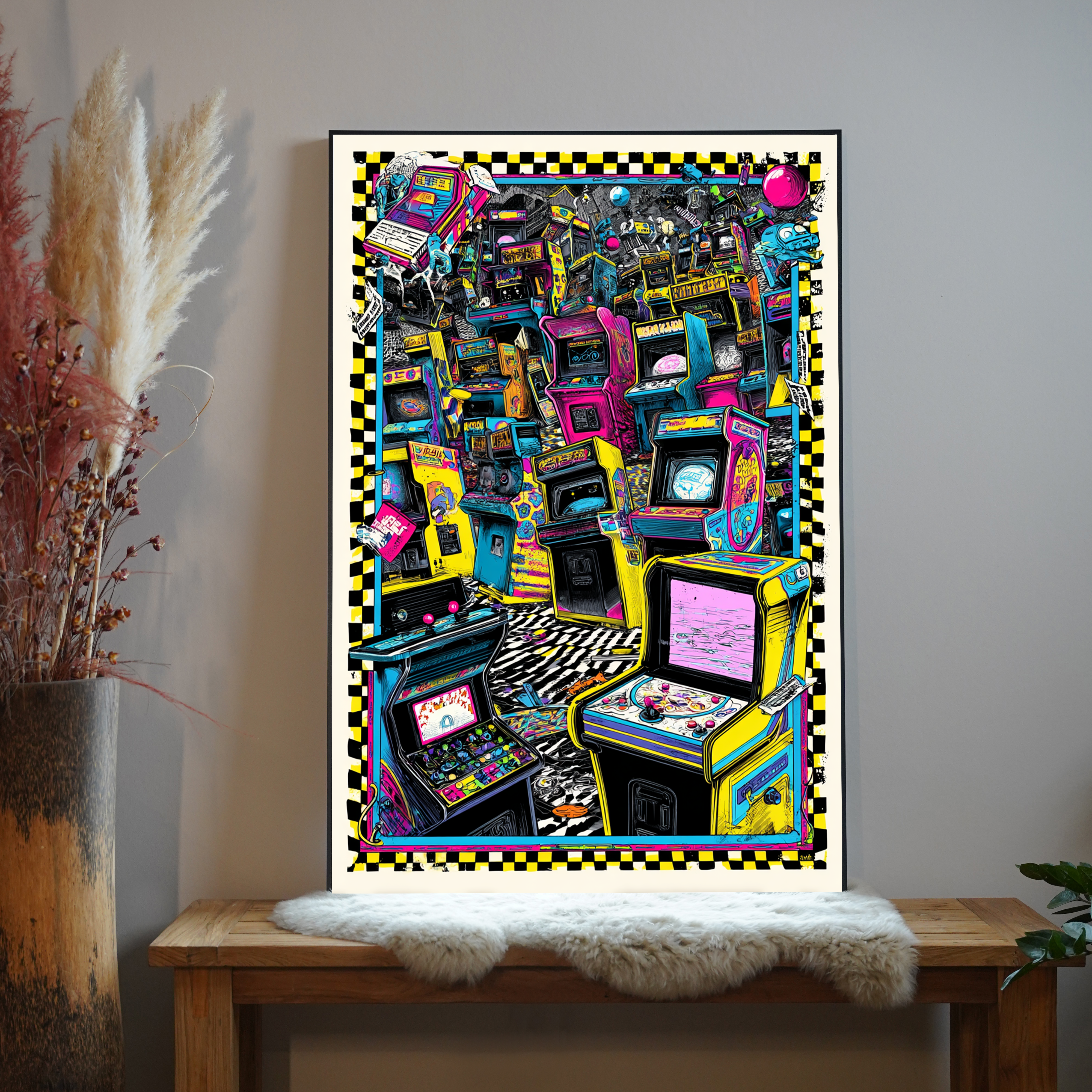 Retro Spielautomaten 4 | LED Bild