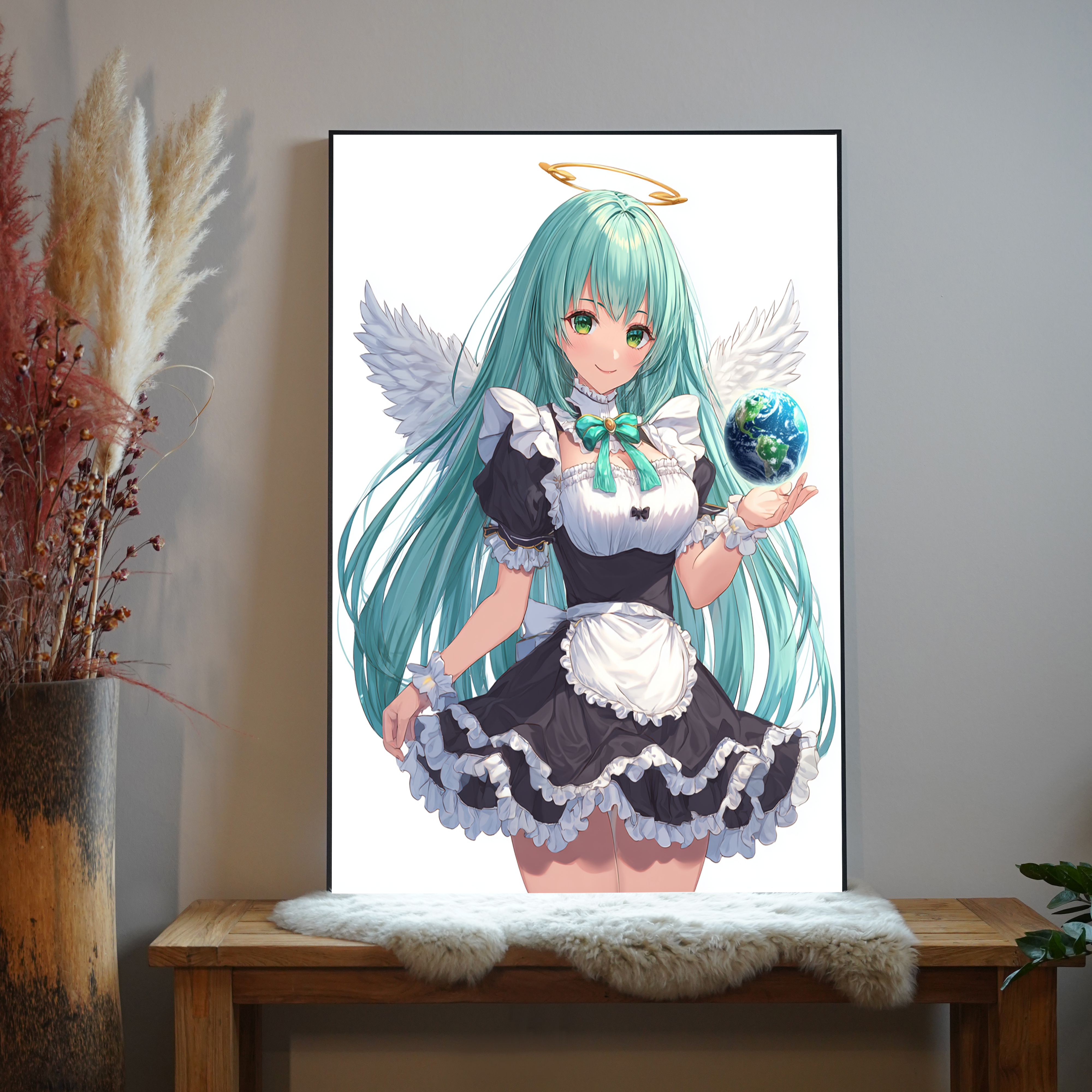 Putzfrau Flügel Anime 1 | LED Bild