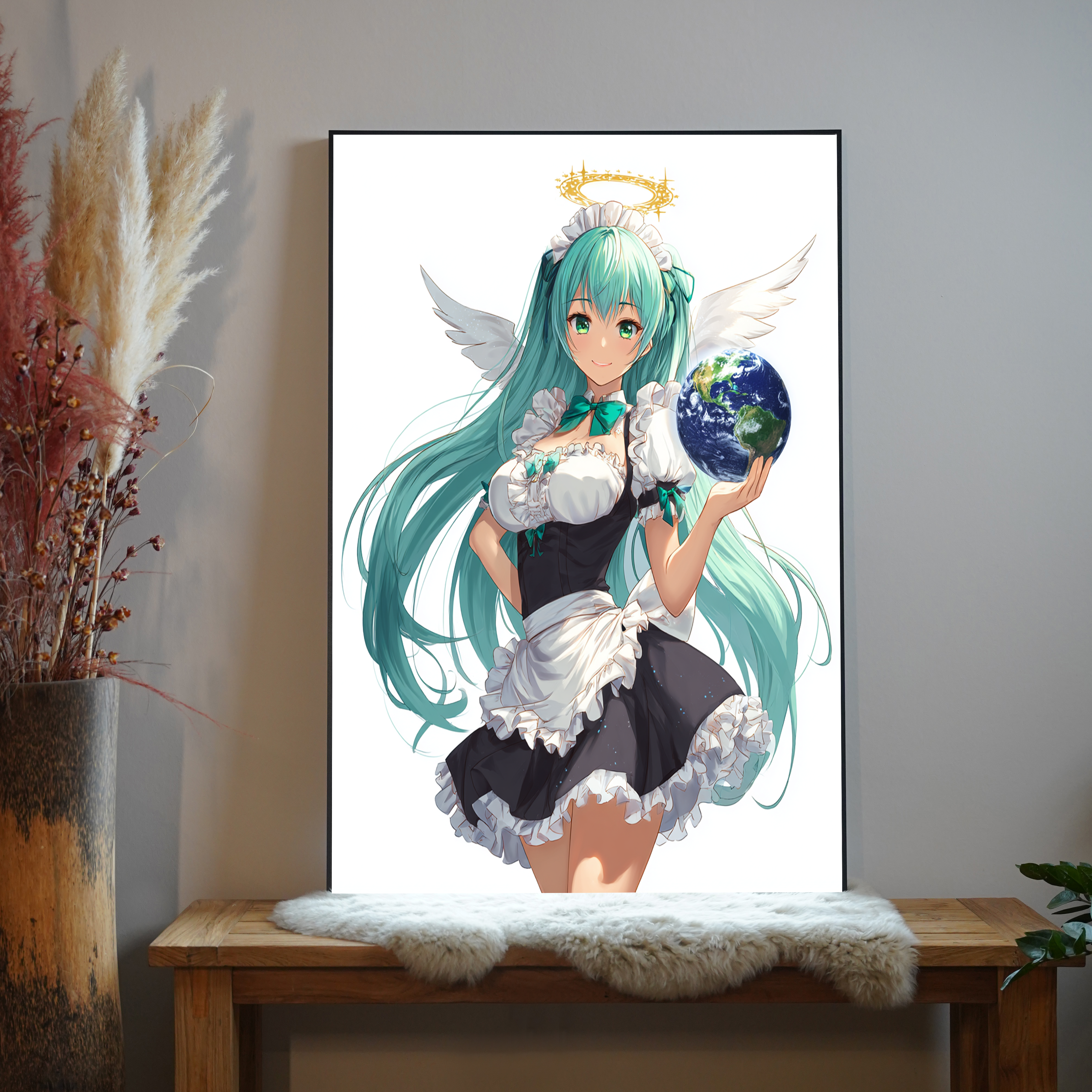 Putzfrau Flügel Anime 4 | LED Bild