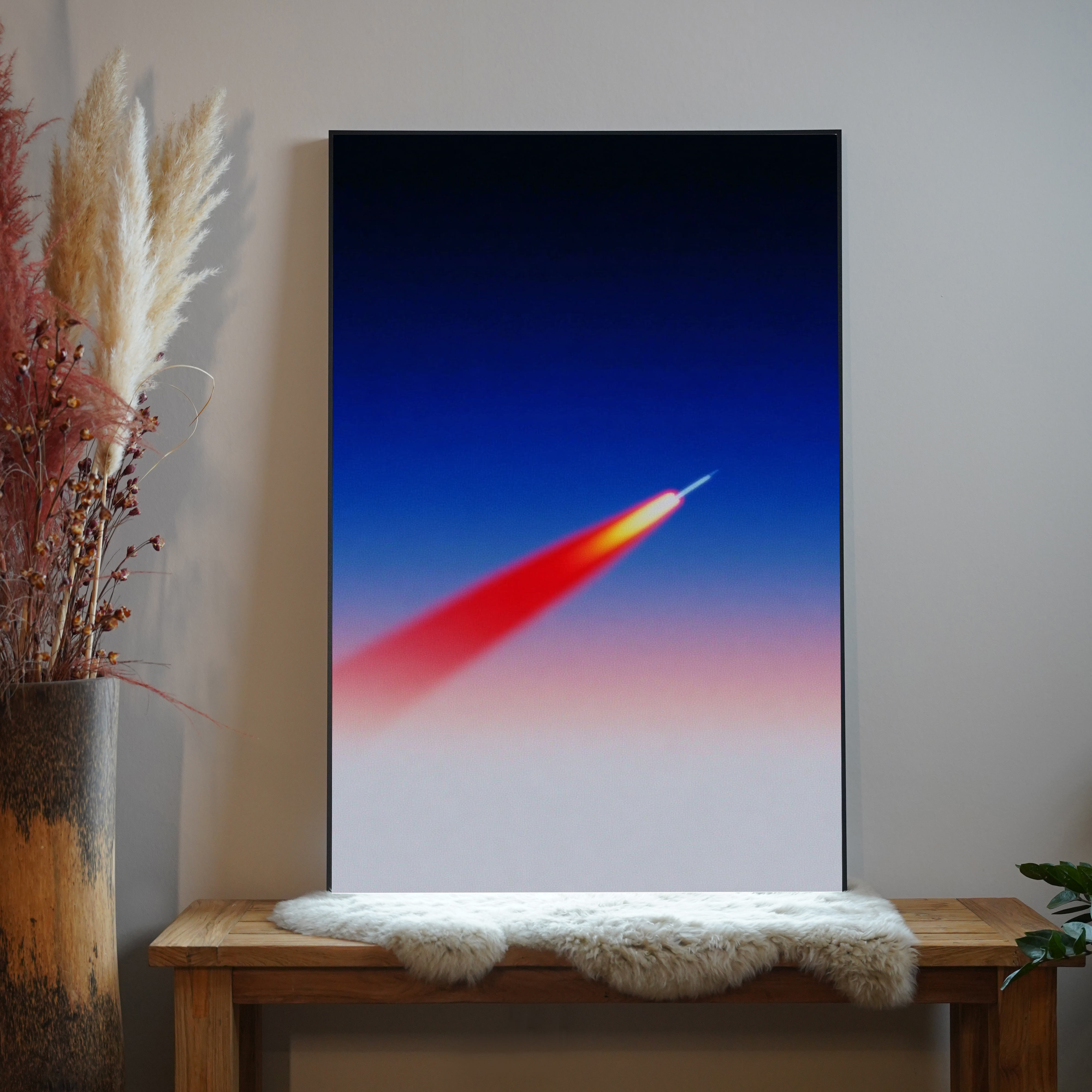Raketenflug Bunt 1 | LED Bild