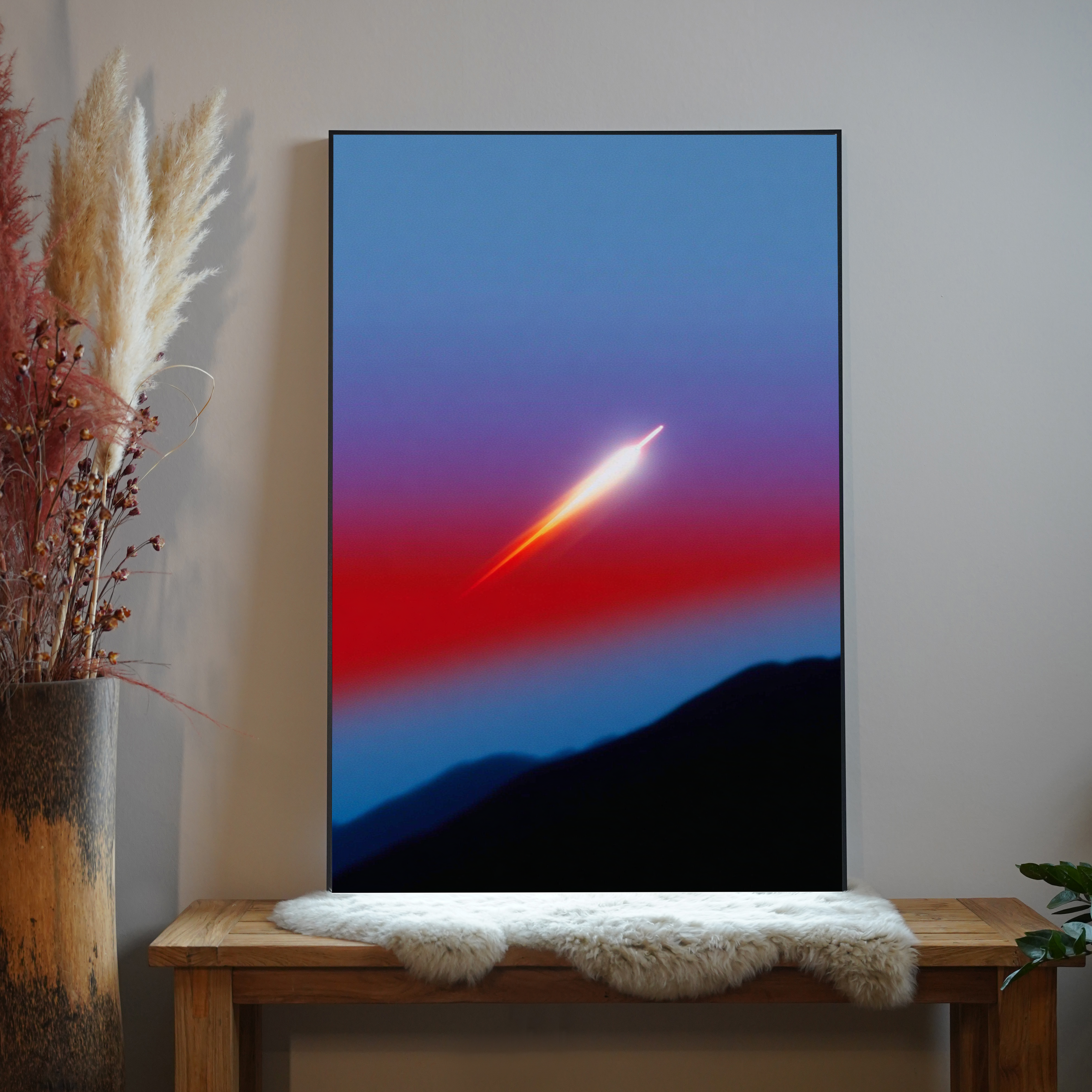 Raketenflug Bunt 2 | LED Bild