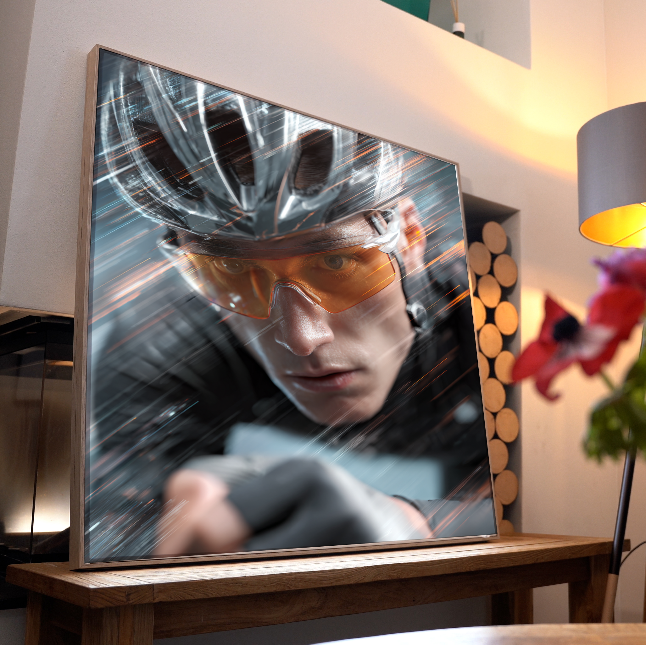 Rennradfahrer 3 | LED Bild