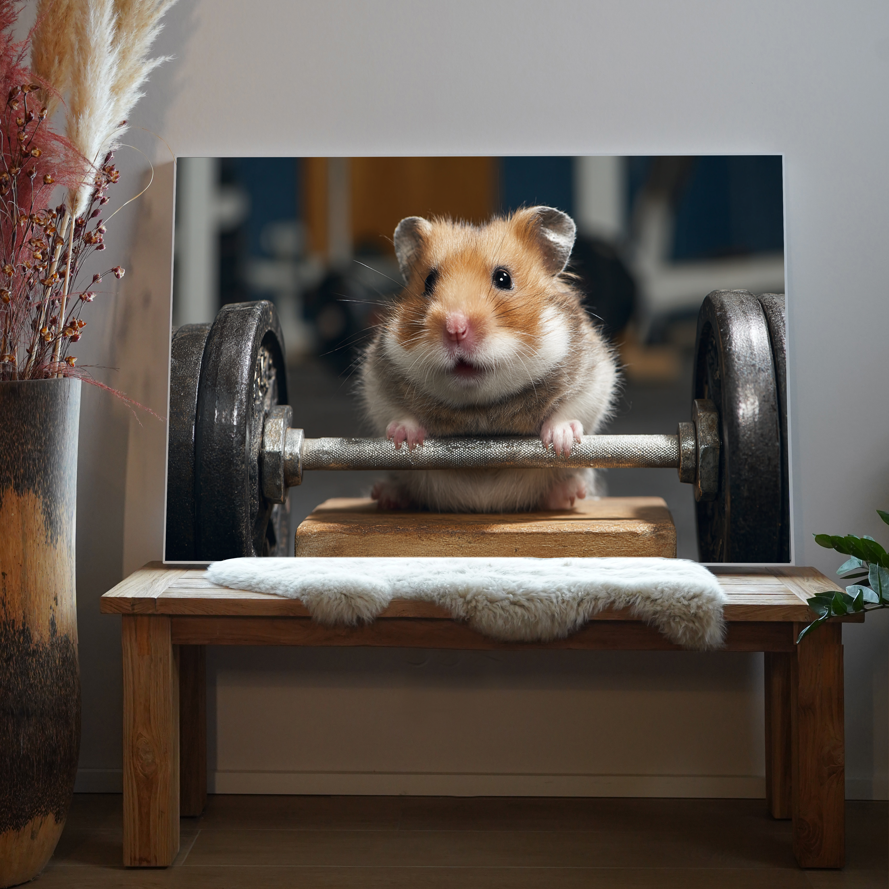 Hamster Hantelbank 3 | LED Bild