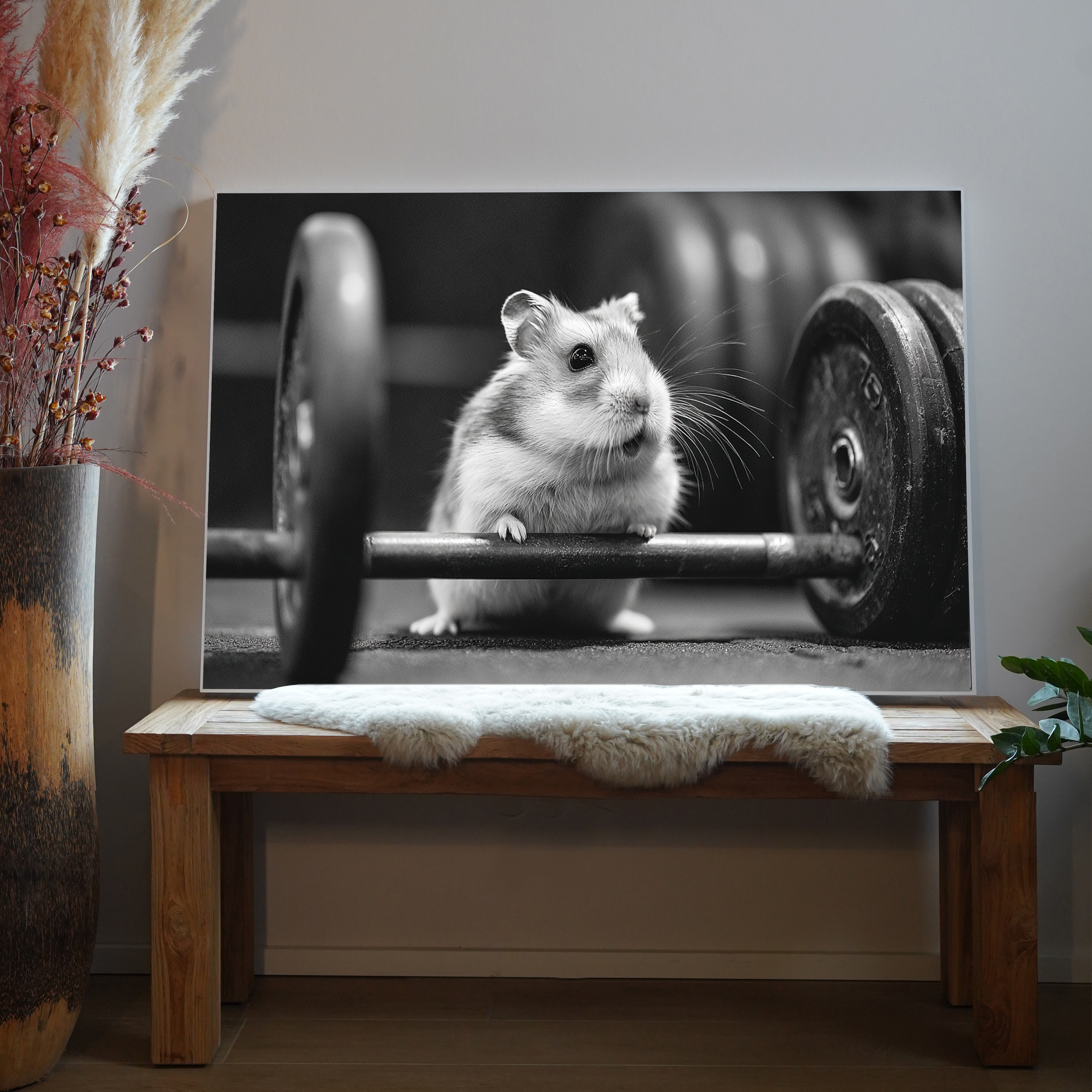 Hamster Hantelbank 4 | LED Bild