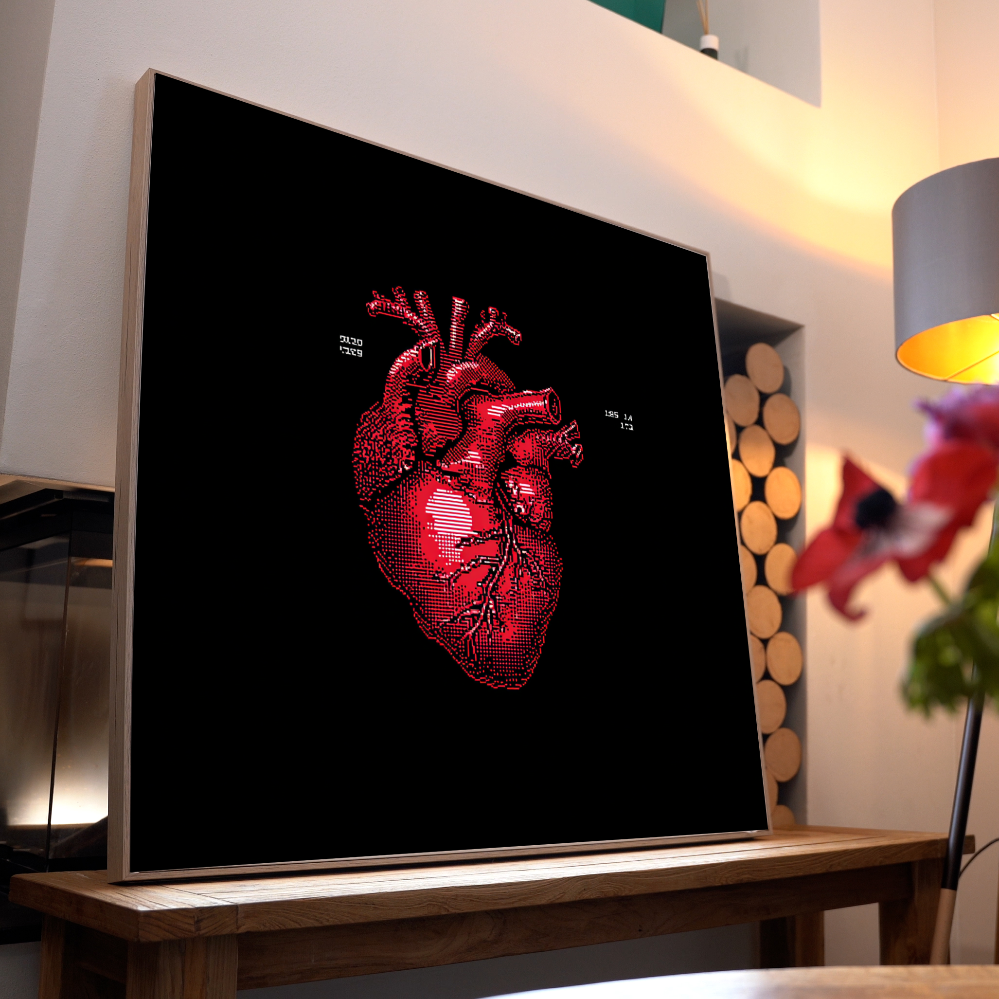 Pixel Herz 4 | LED Bild