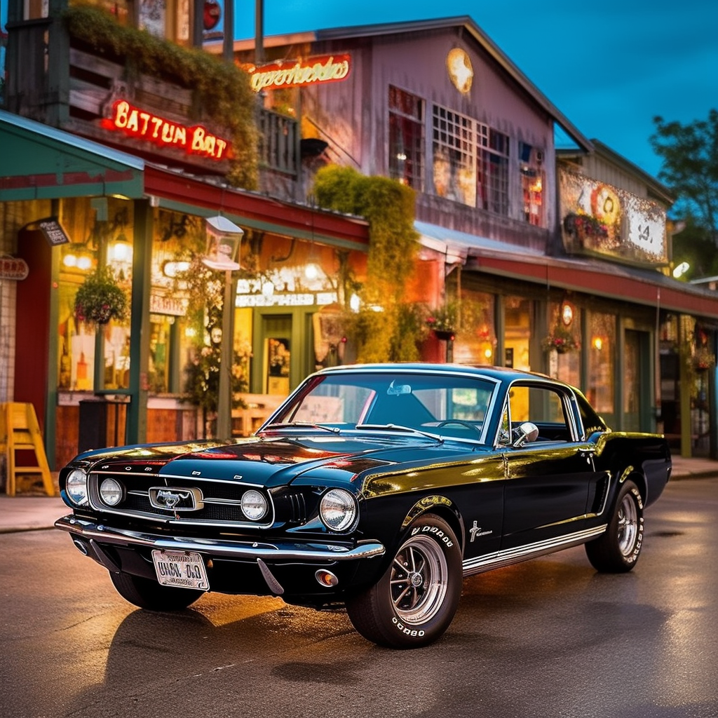 Auto | Mustang "Evening" | LED Bild