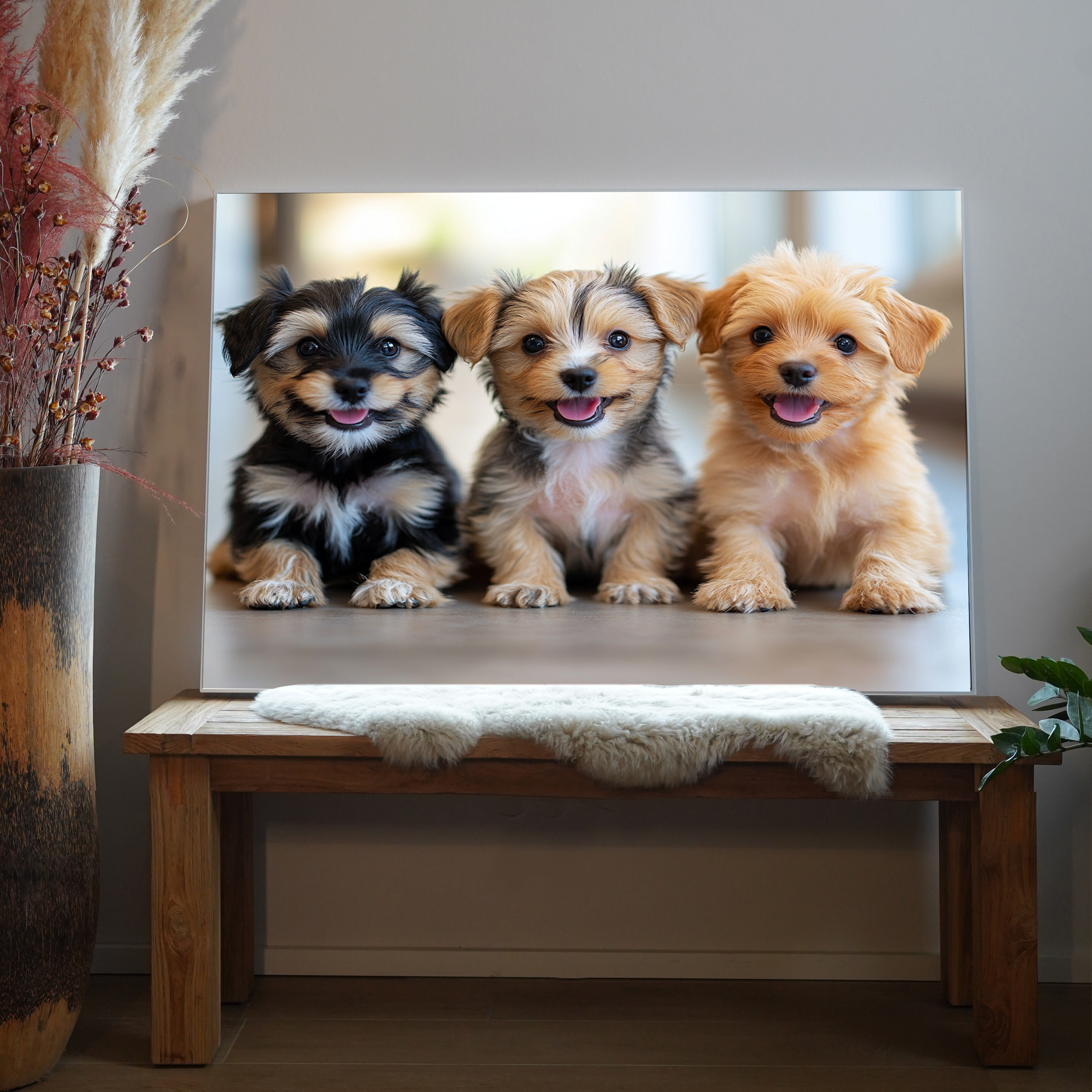 Hundewelpen | LED Bild