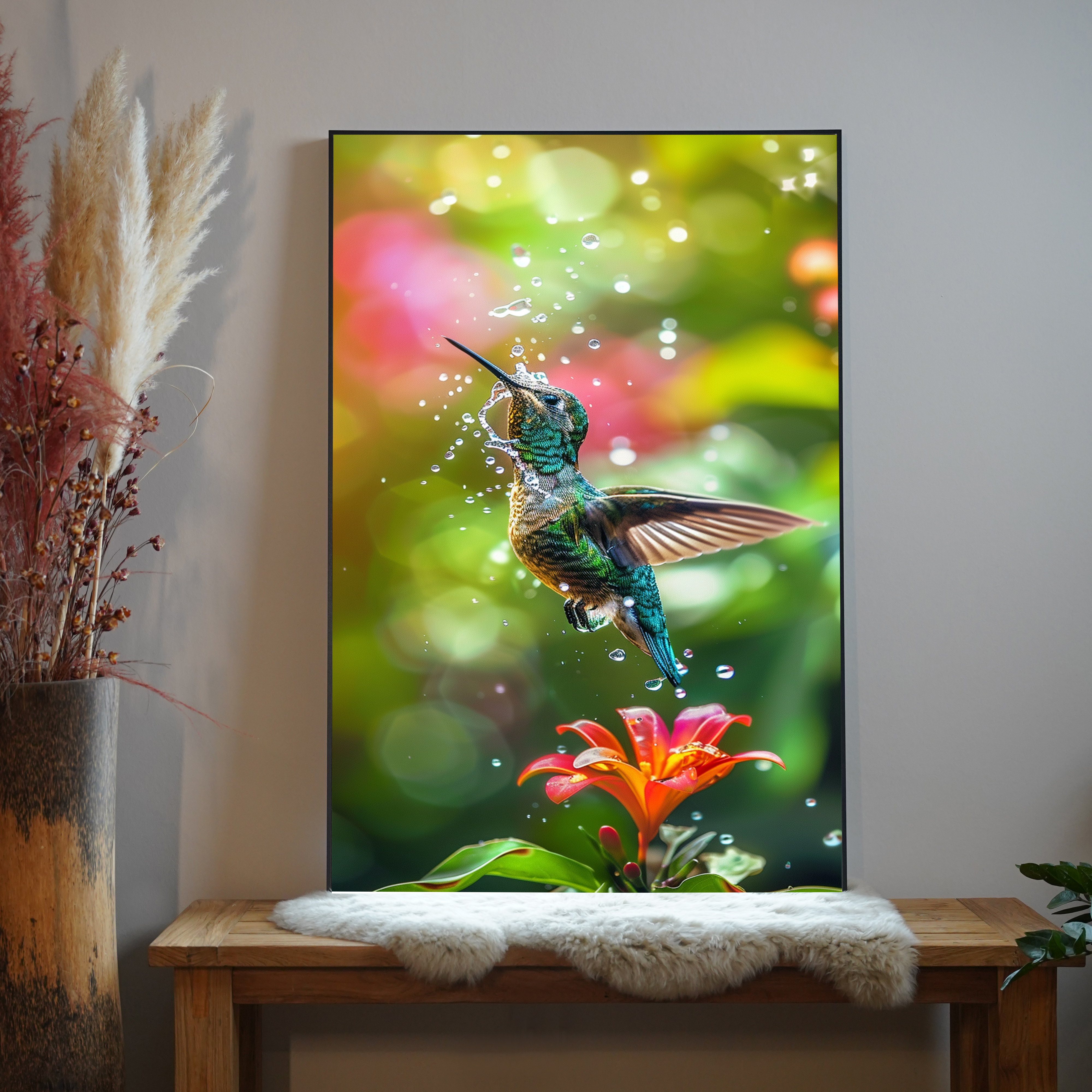 Kolibri Fotografie 3 | LED Bild