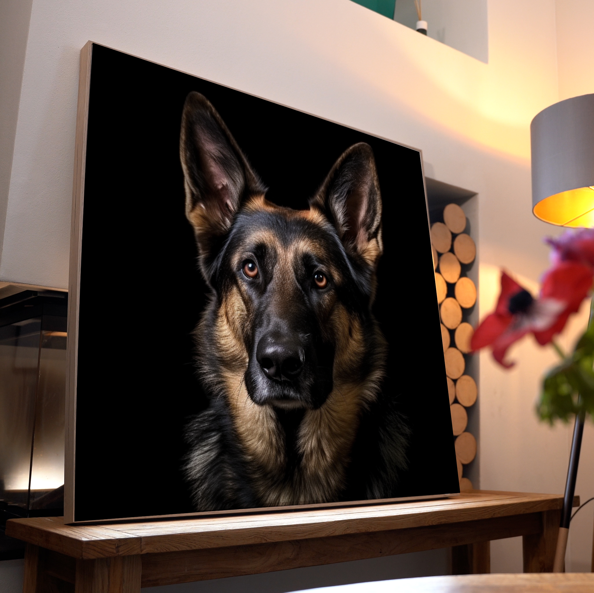 Hund Portrait  4 | LED Bild