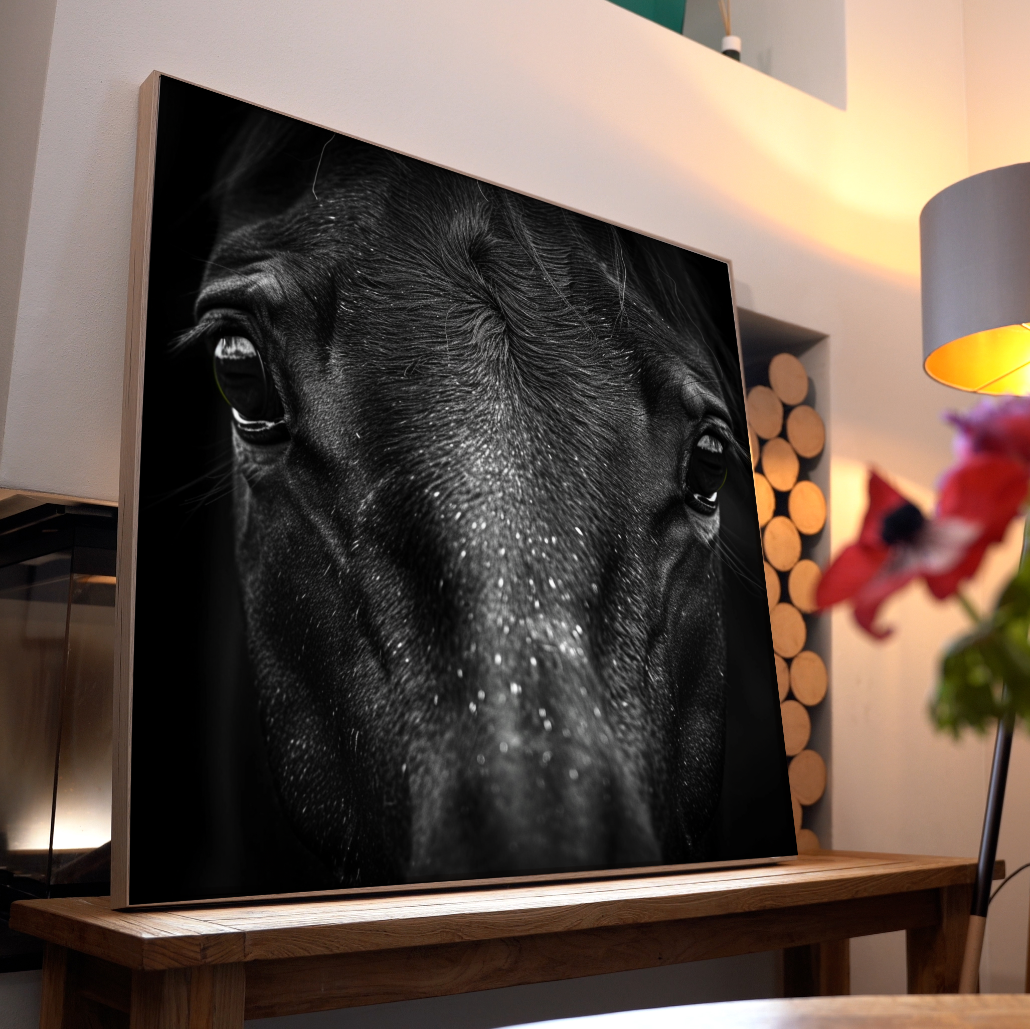 Pferd Portrait 1 | LED Bild