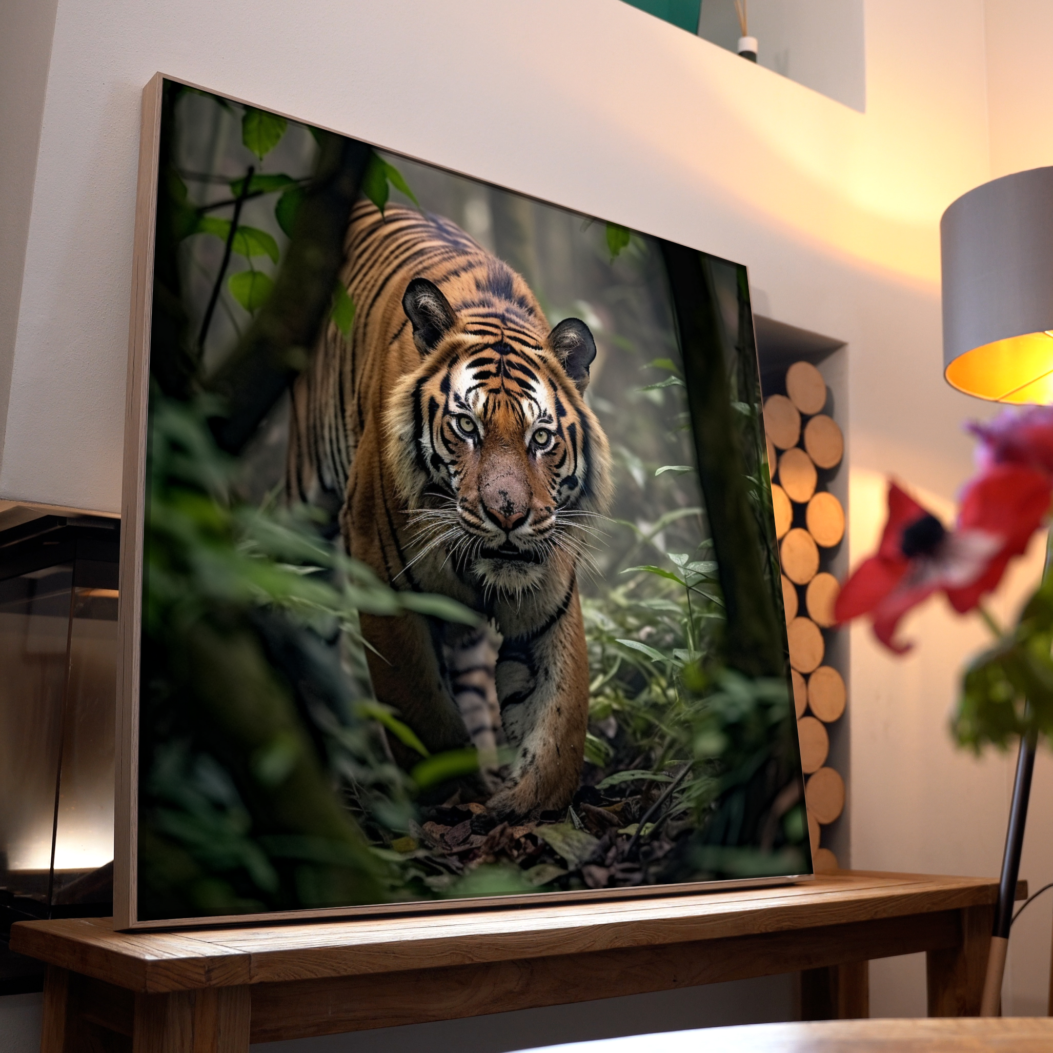 Tiger im Dschungel 2 | LED Bild