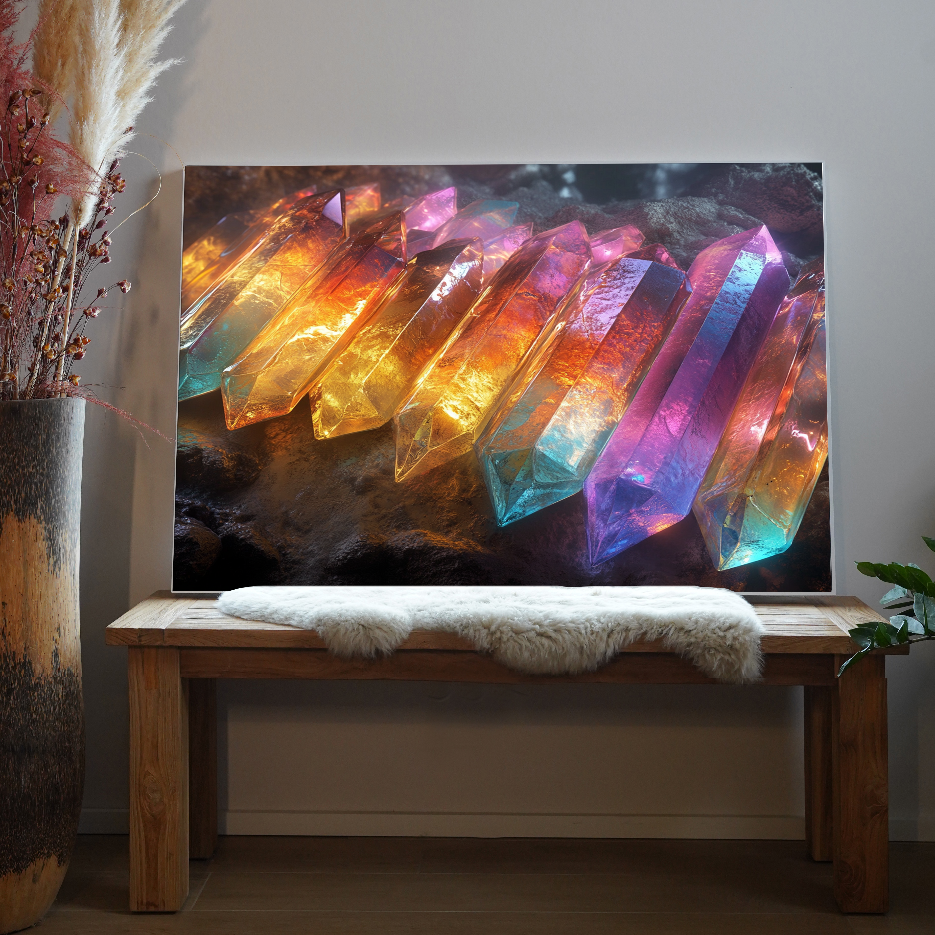 Bunte Kristalle 1 | LED Bild