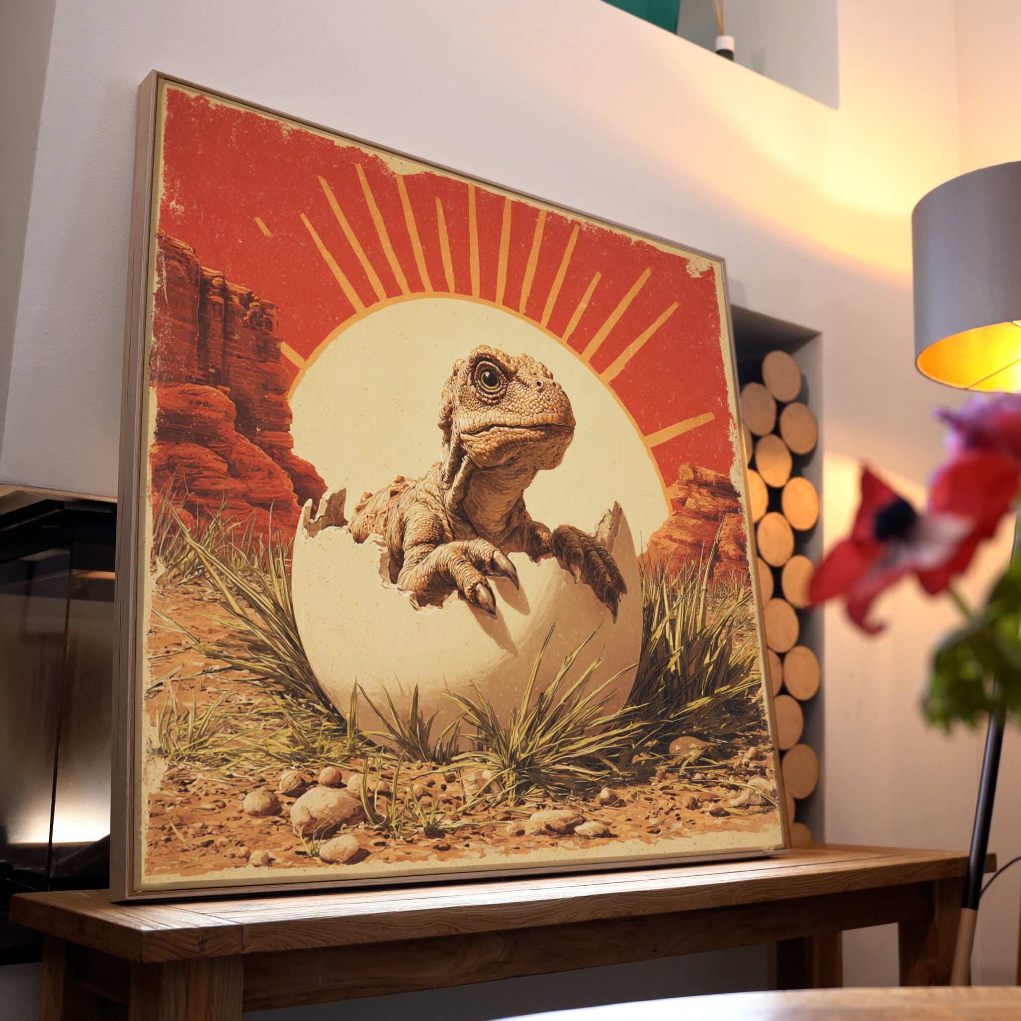 Schlüpfender Dino 1 | LED Bilder