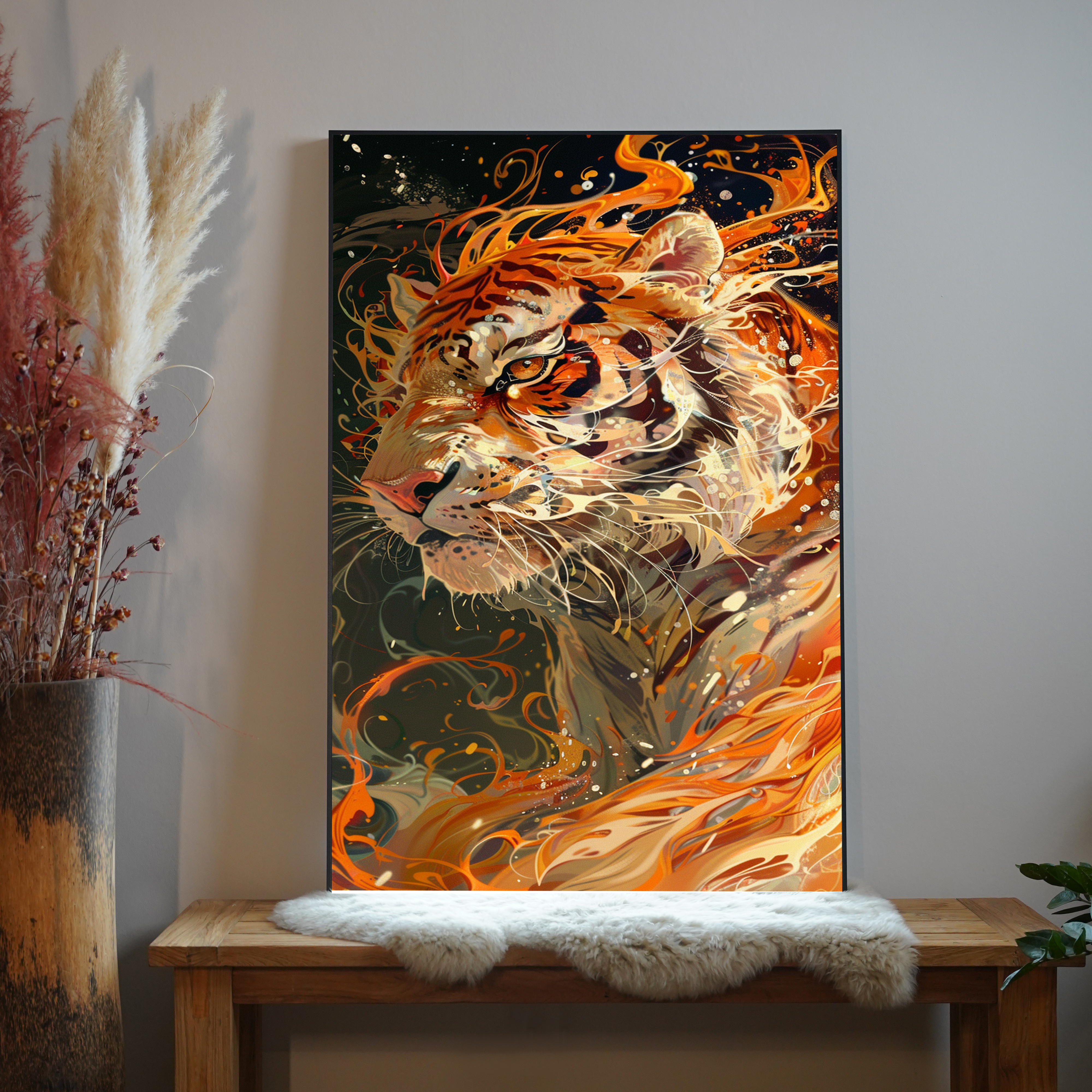 Feuer Tiger 3 | LED Bild