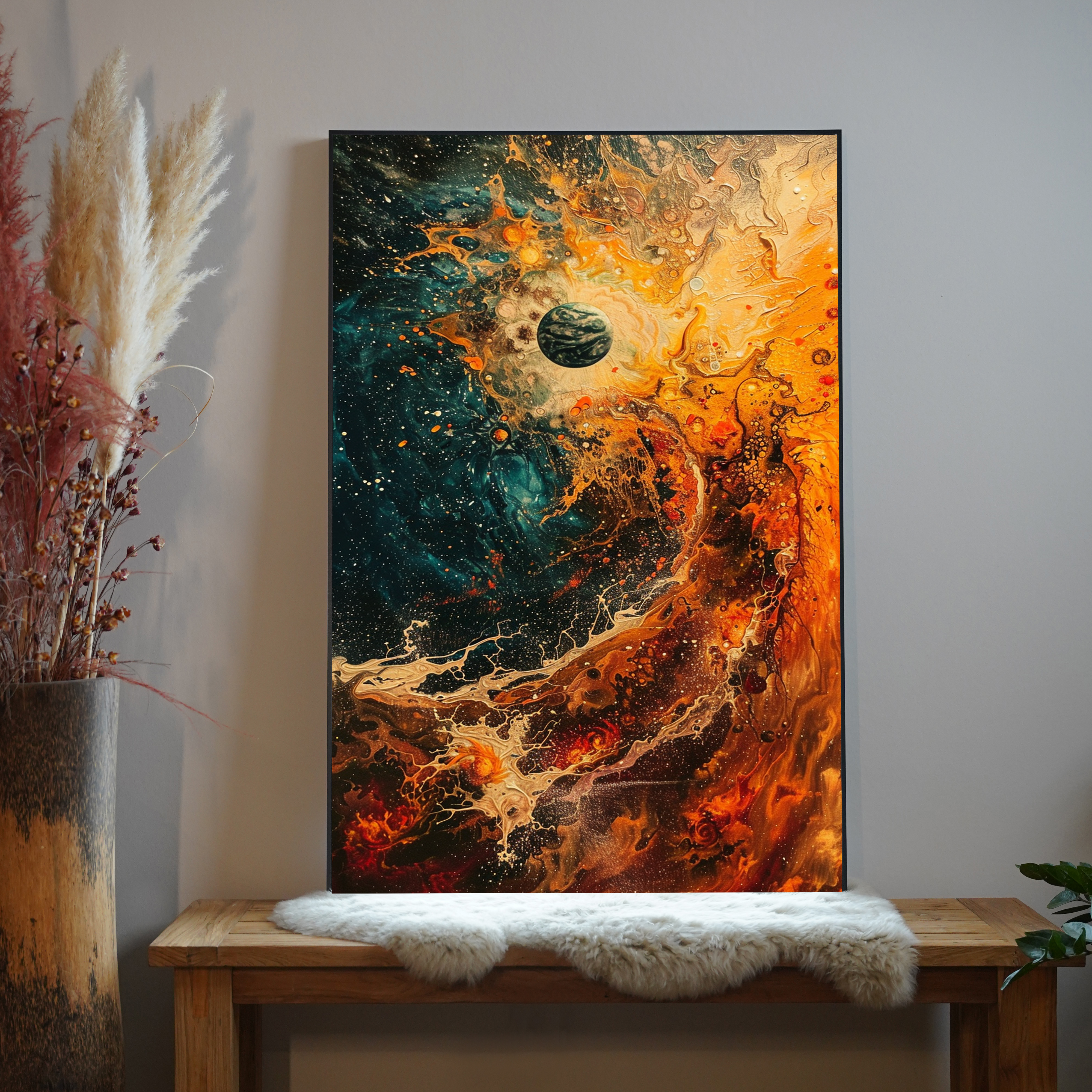 Weltdarstellung Abstrakt 1 | LED Bild