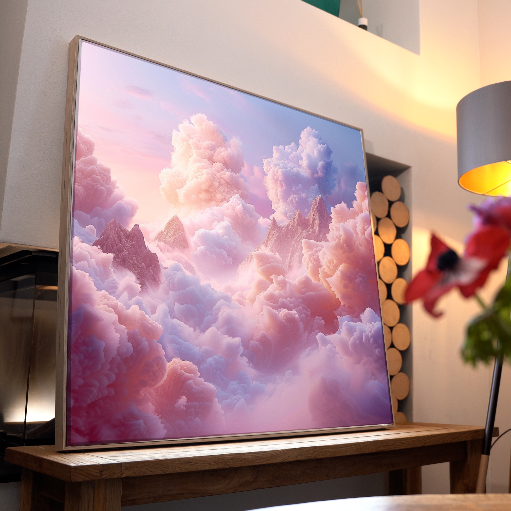 Pinke Wolken 1 | LED Bild