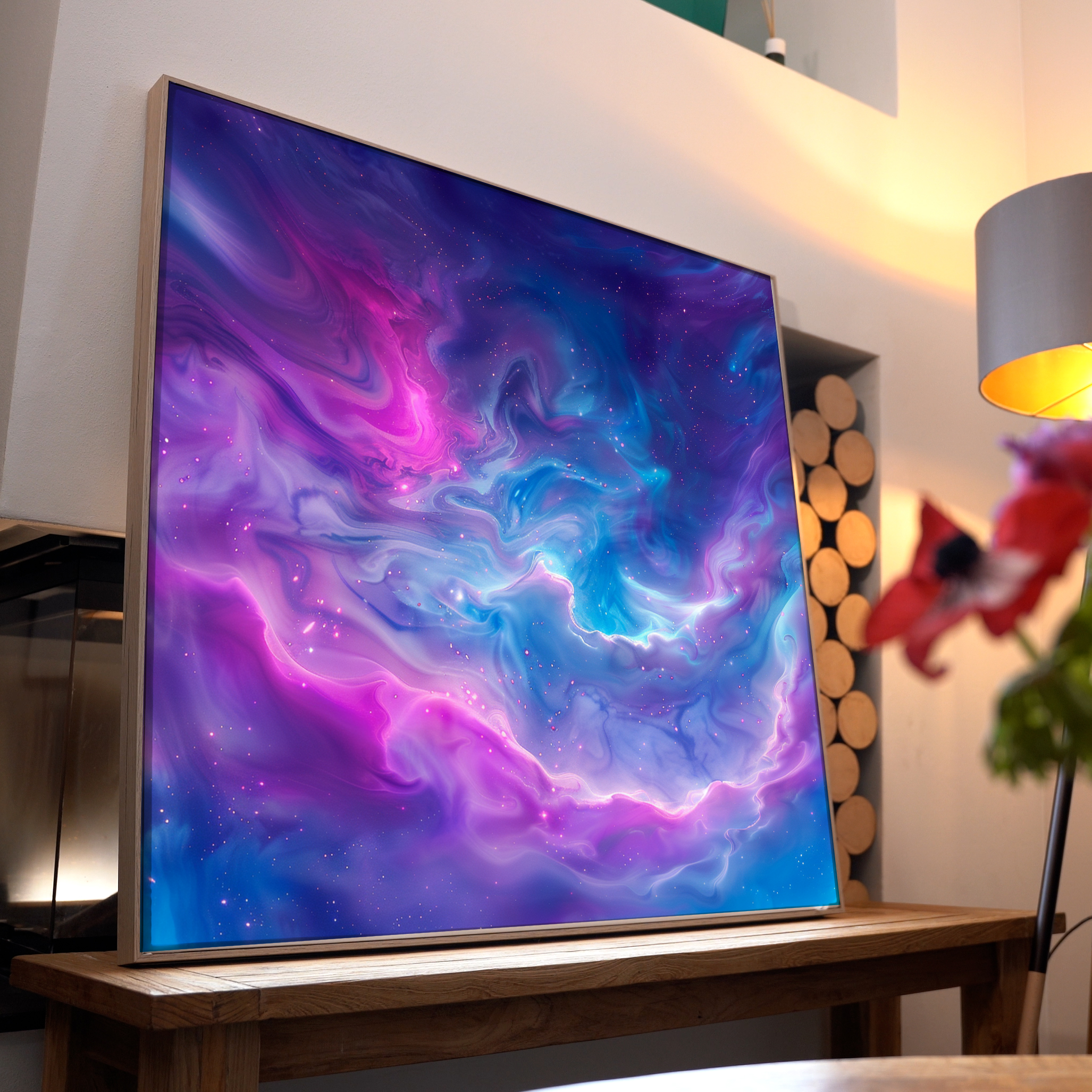 Bunte Galaxie Illustration 1 | LED Bild