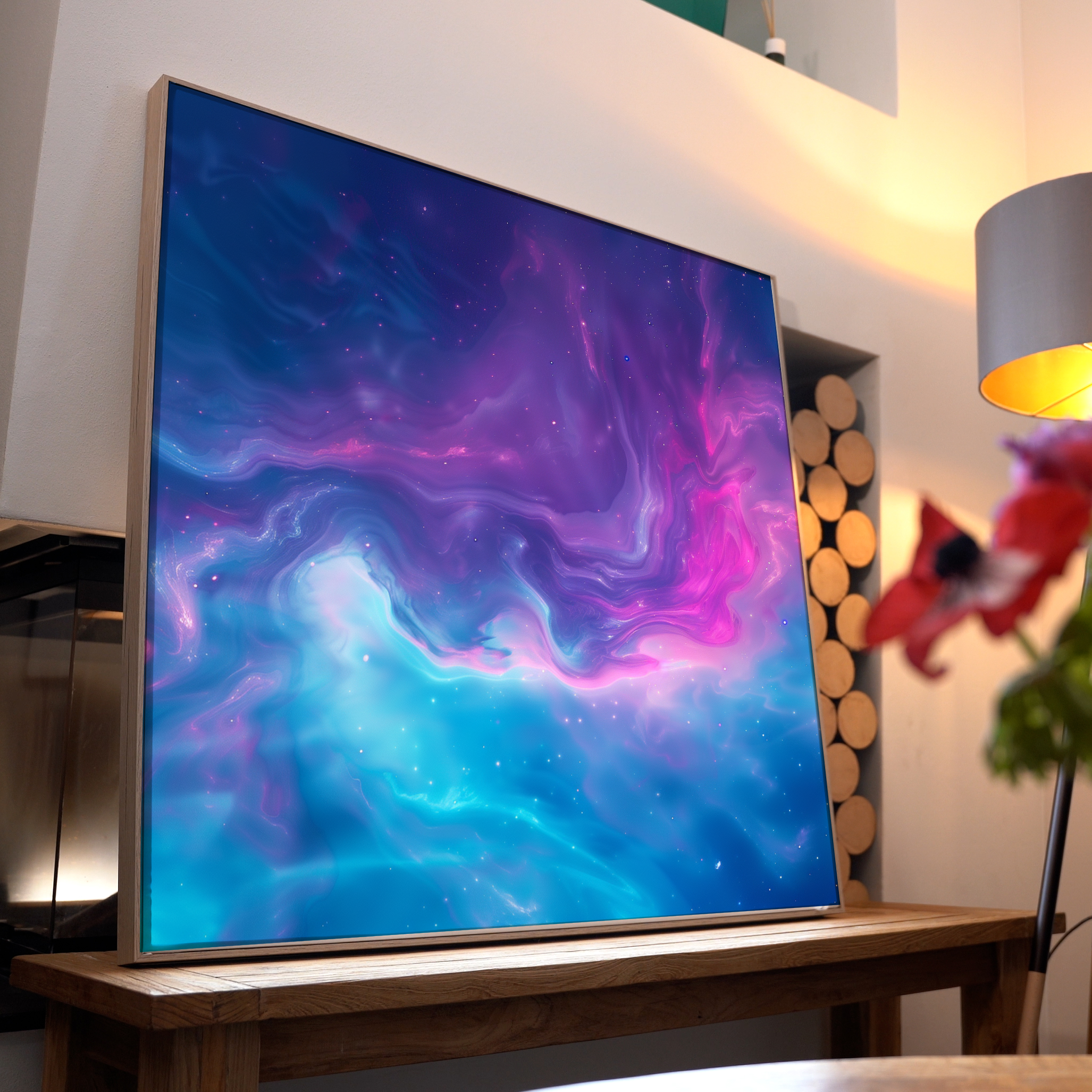 Bunte Galaxie Illustration 3 | LED Bild