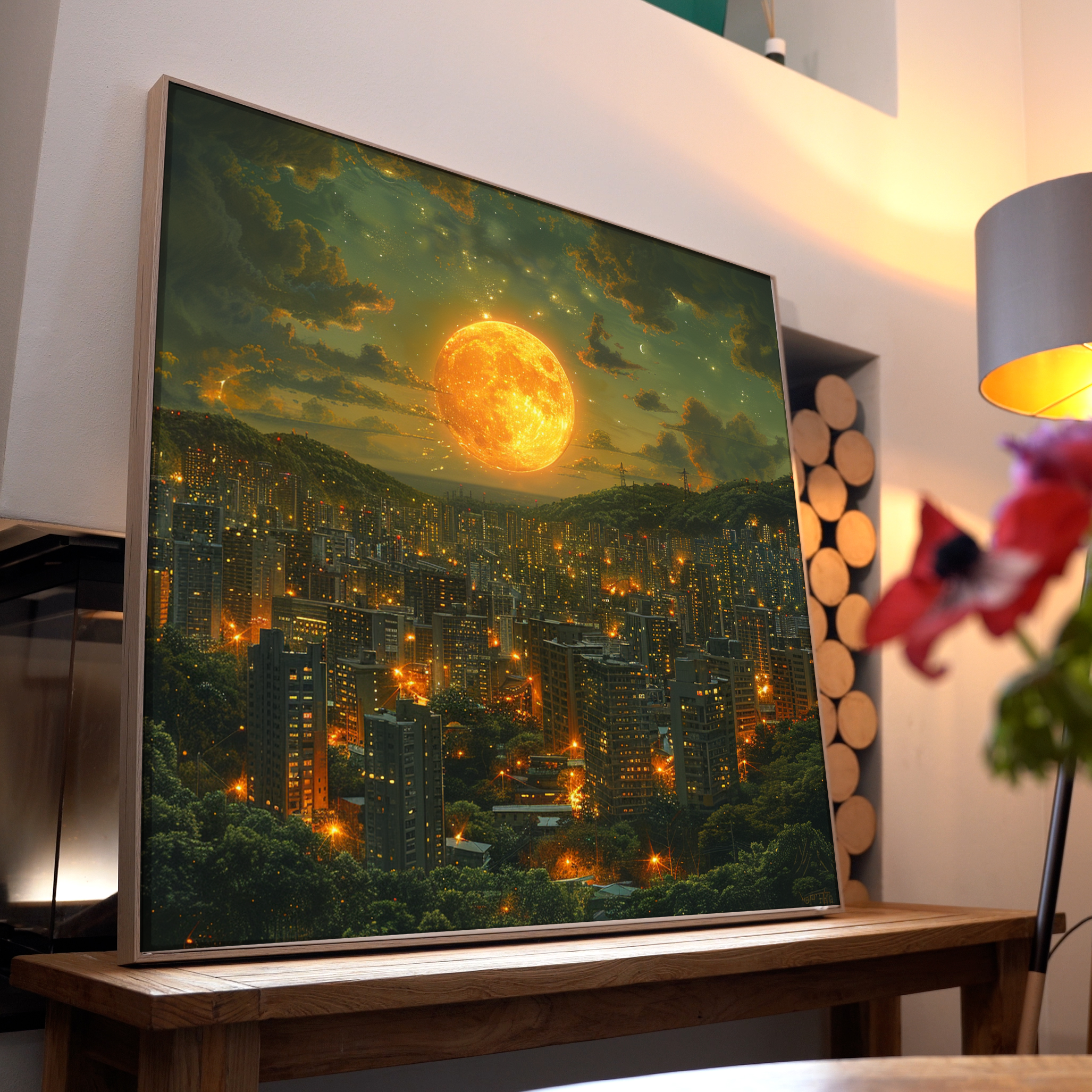 Utopische Stadt 4 | LED Bild