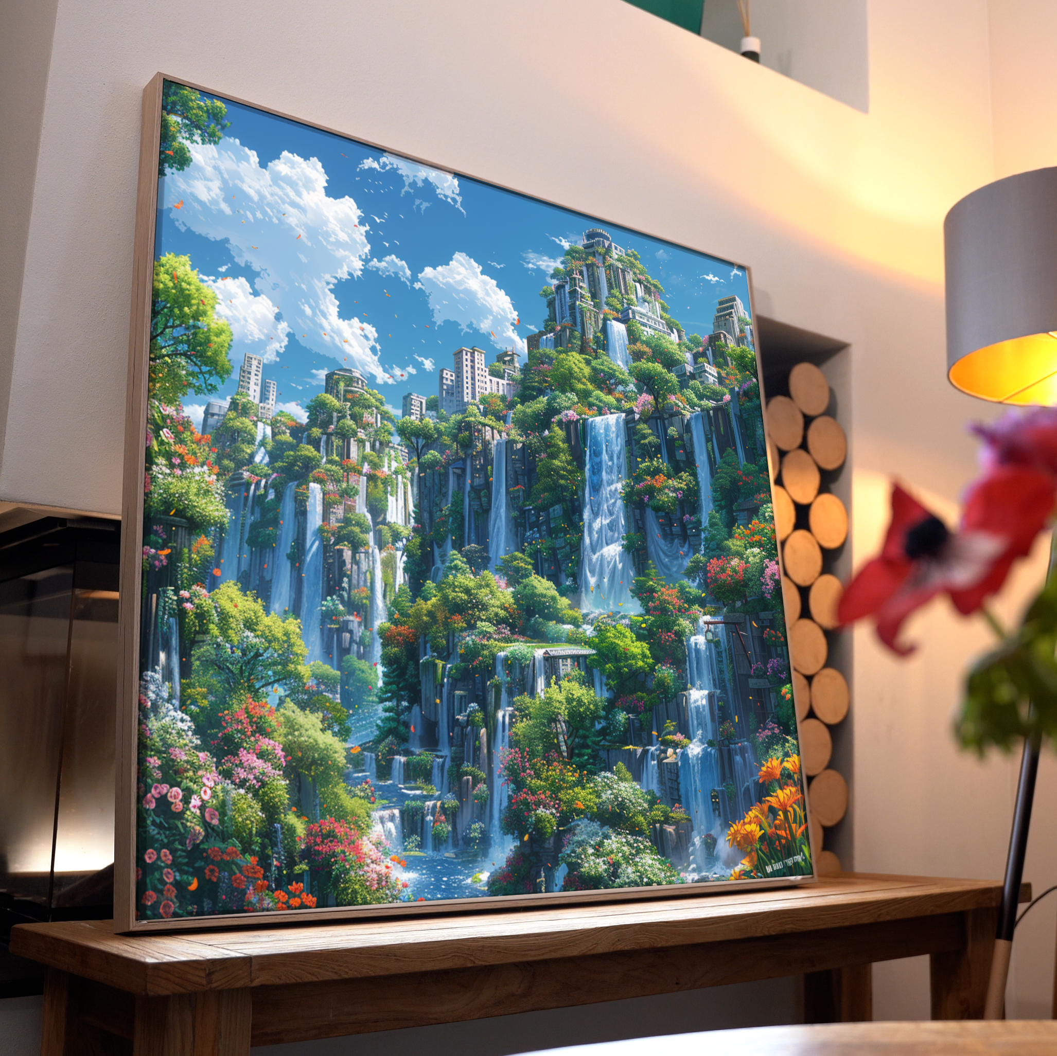 Utopische Stadt 7 | LED Bild