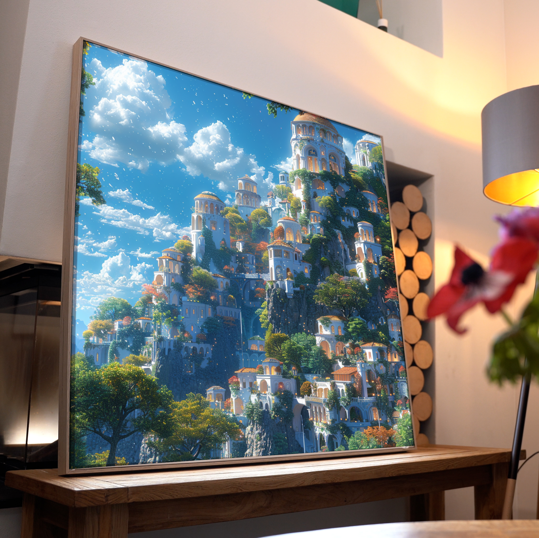 Utopische Stadt 11 | LED Bild