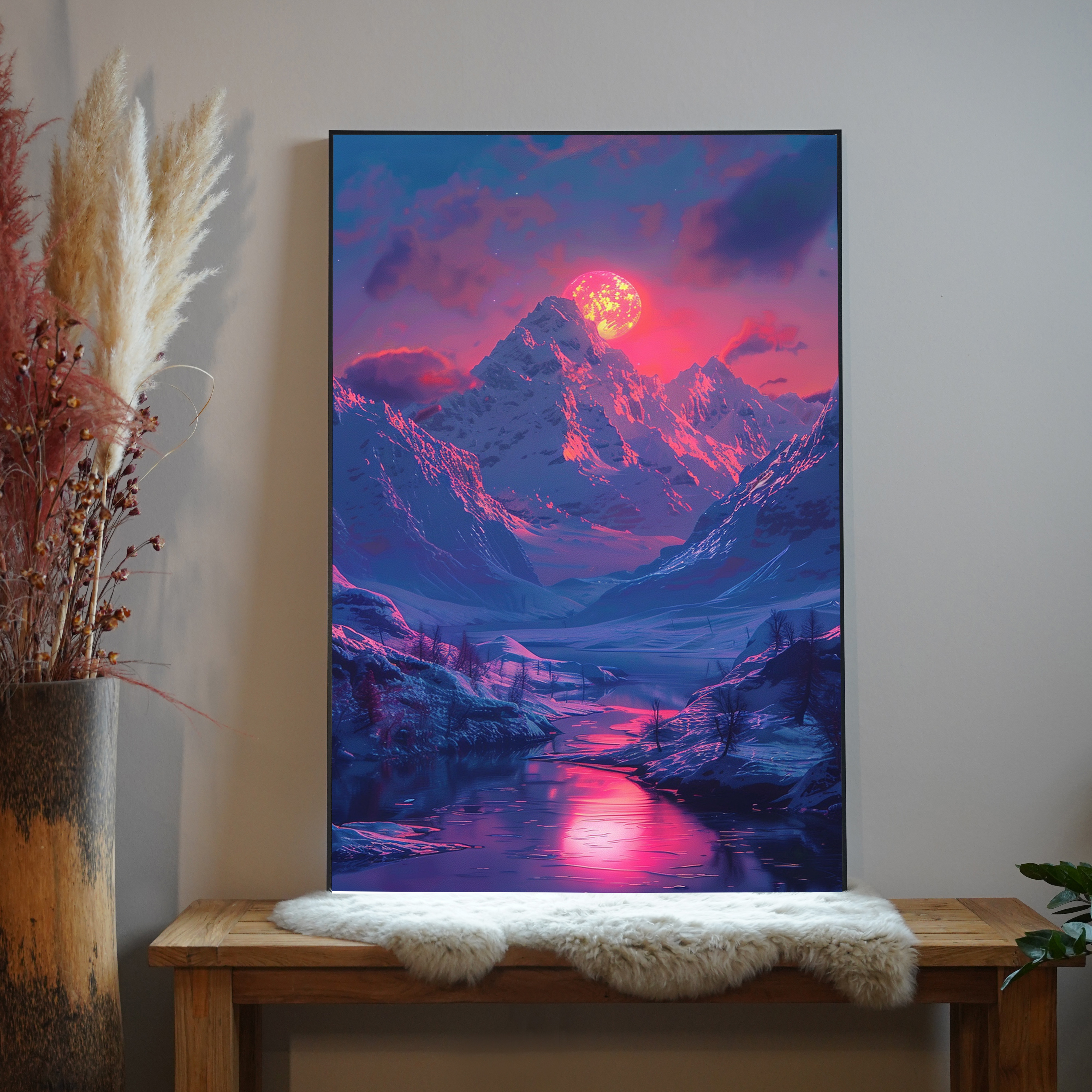 Gebirge Neon 2 | LED Bild