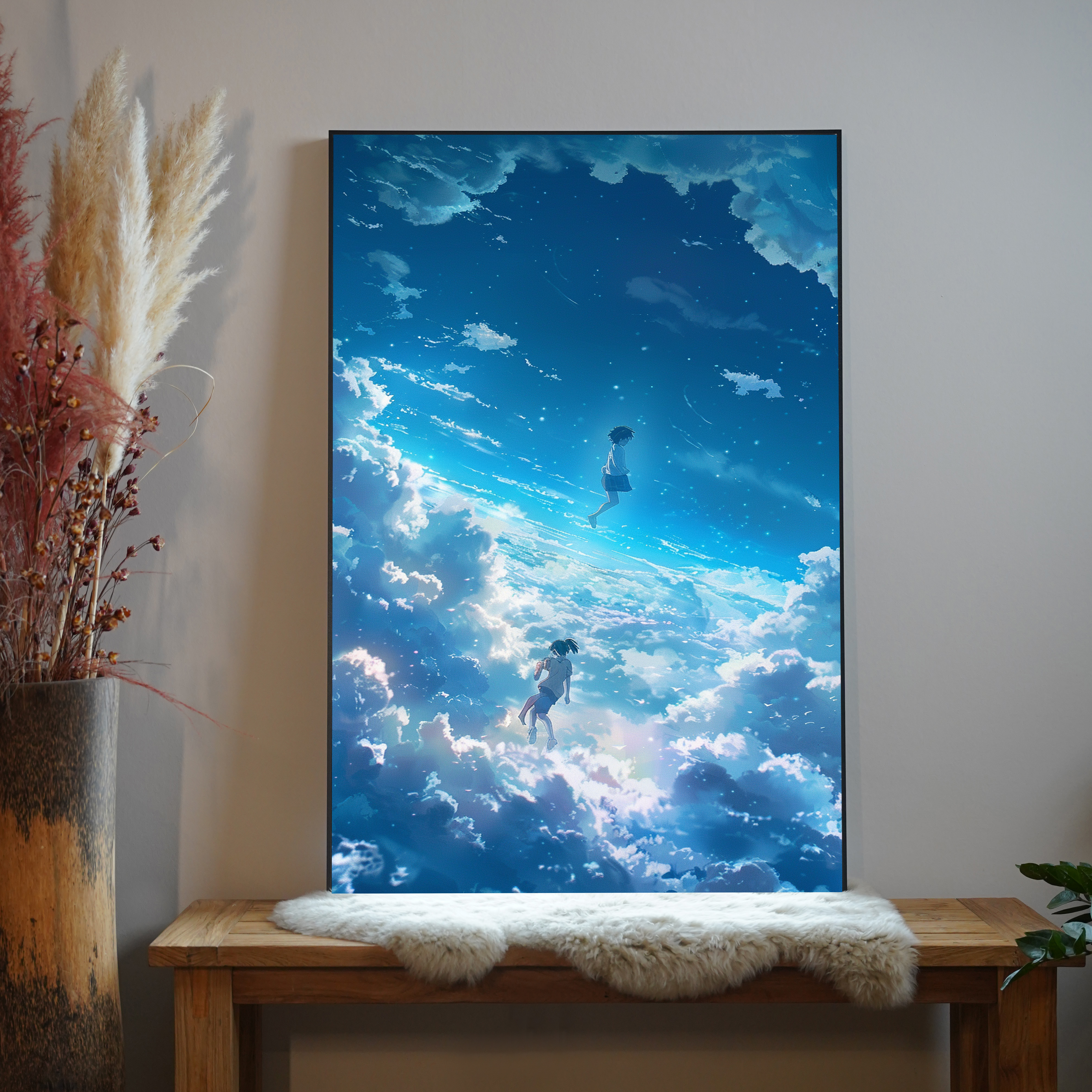 Anime Fliegende Kinder 2 | LED Bild