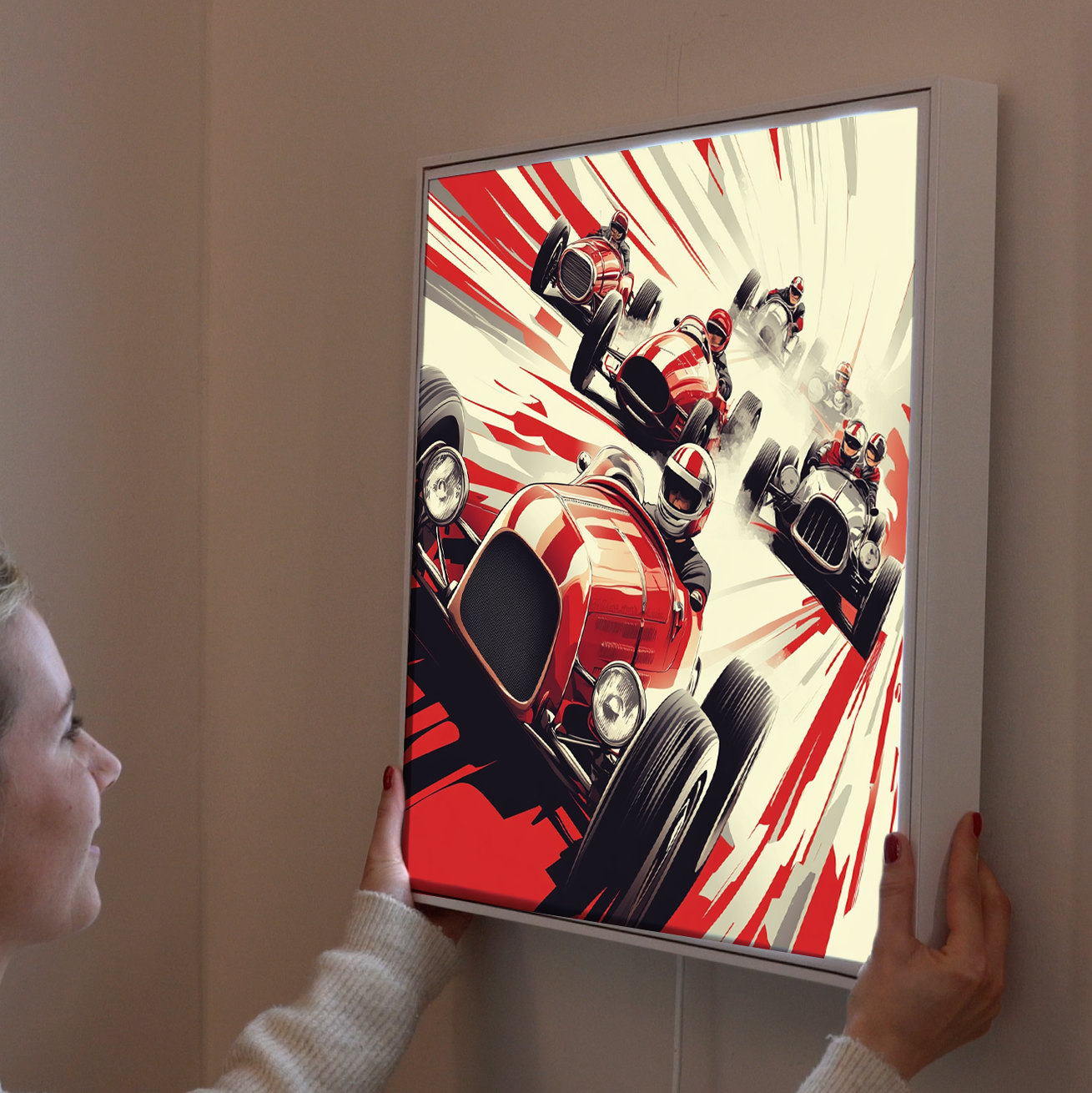 Rally Illustration | LED Bild