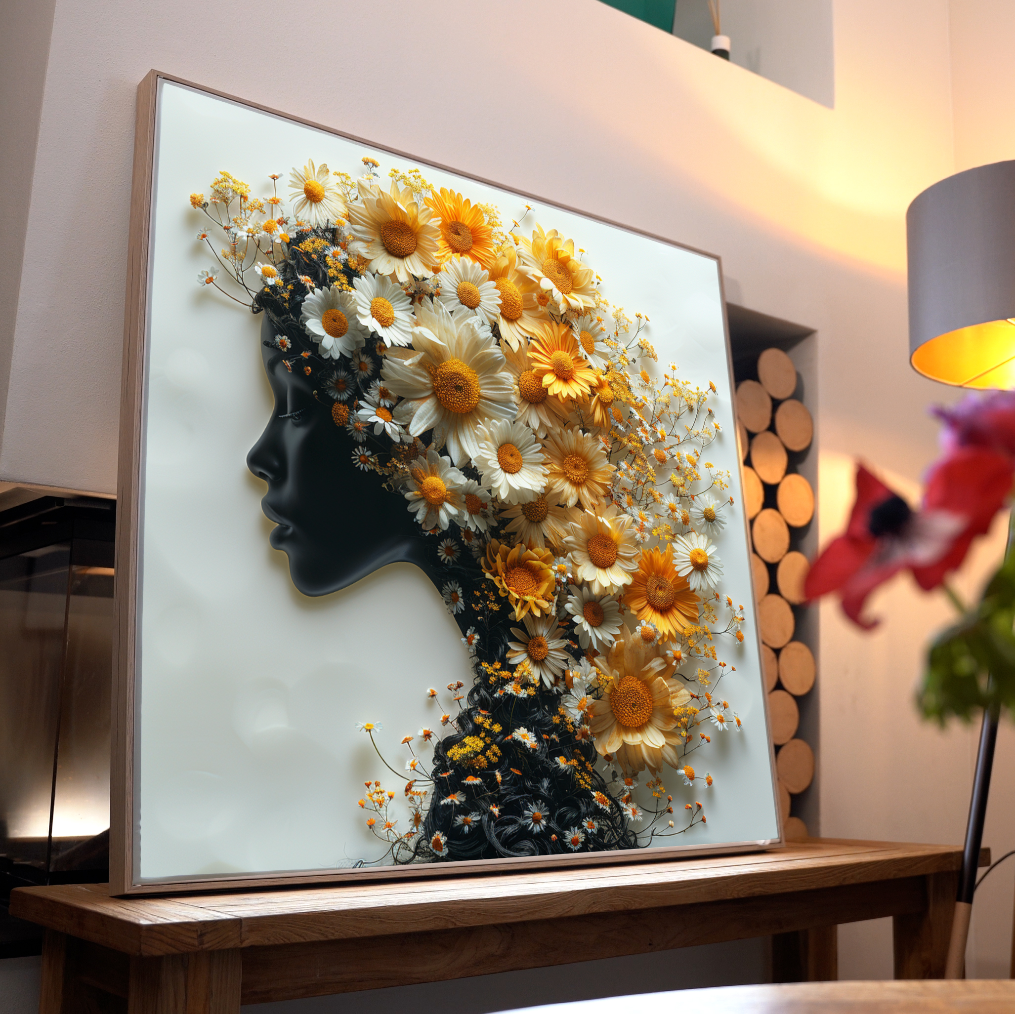 Blumenkopf Realistisch 1 | LED Bild