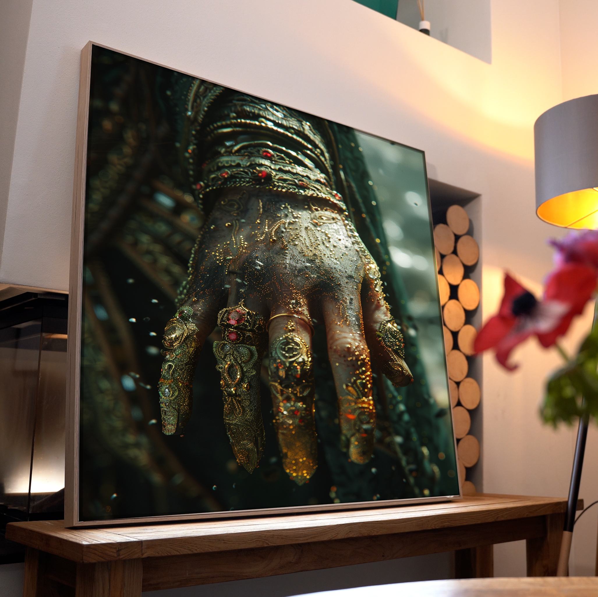 Exotische Handbemalungen | LED Bild