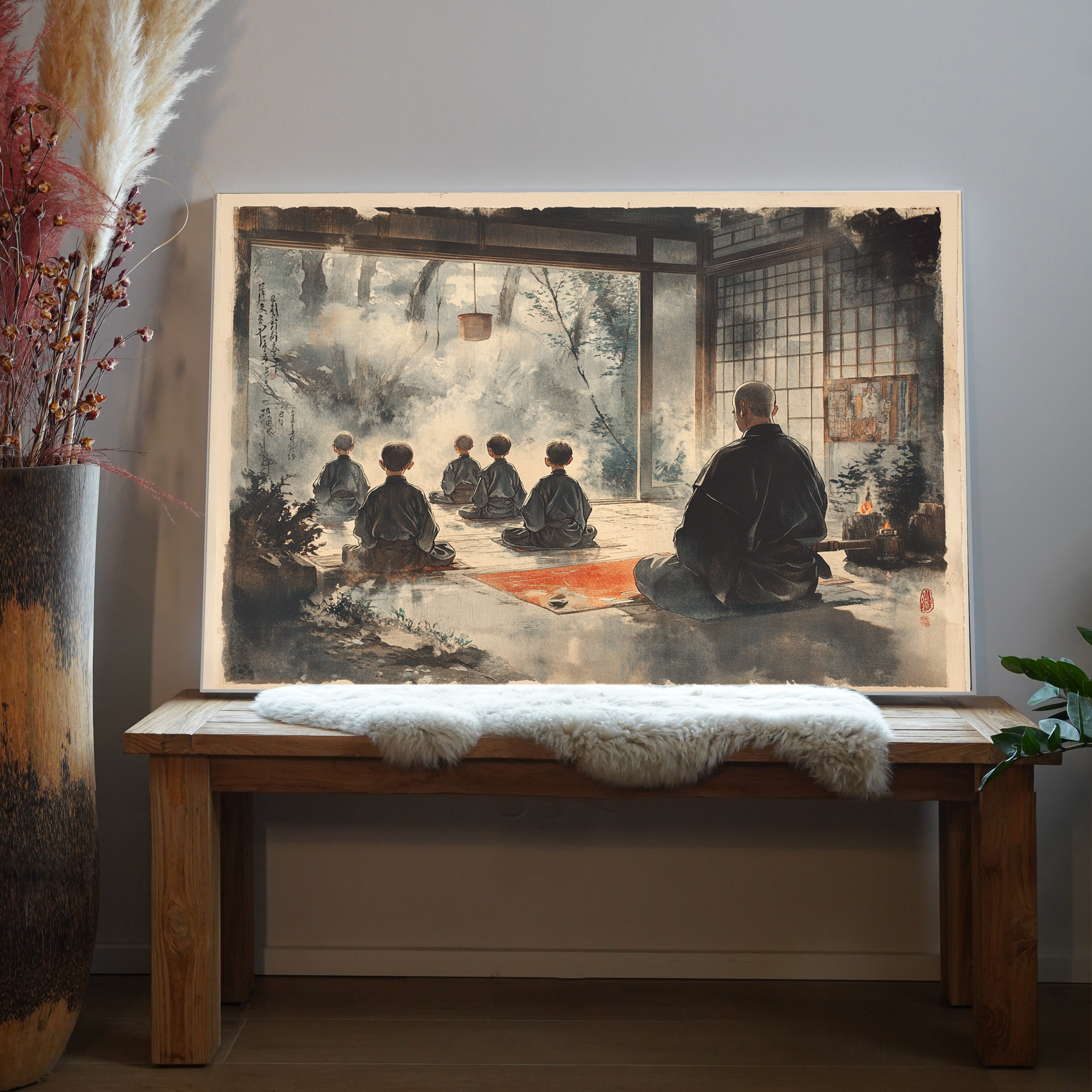 Japan Samurai Unterricht 1 | LED Bild