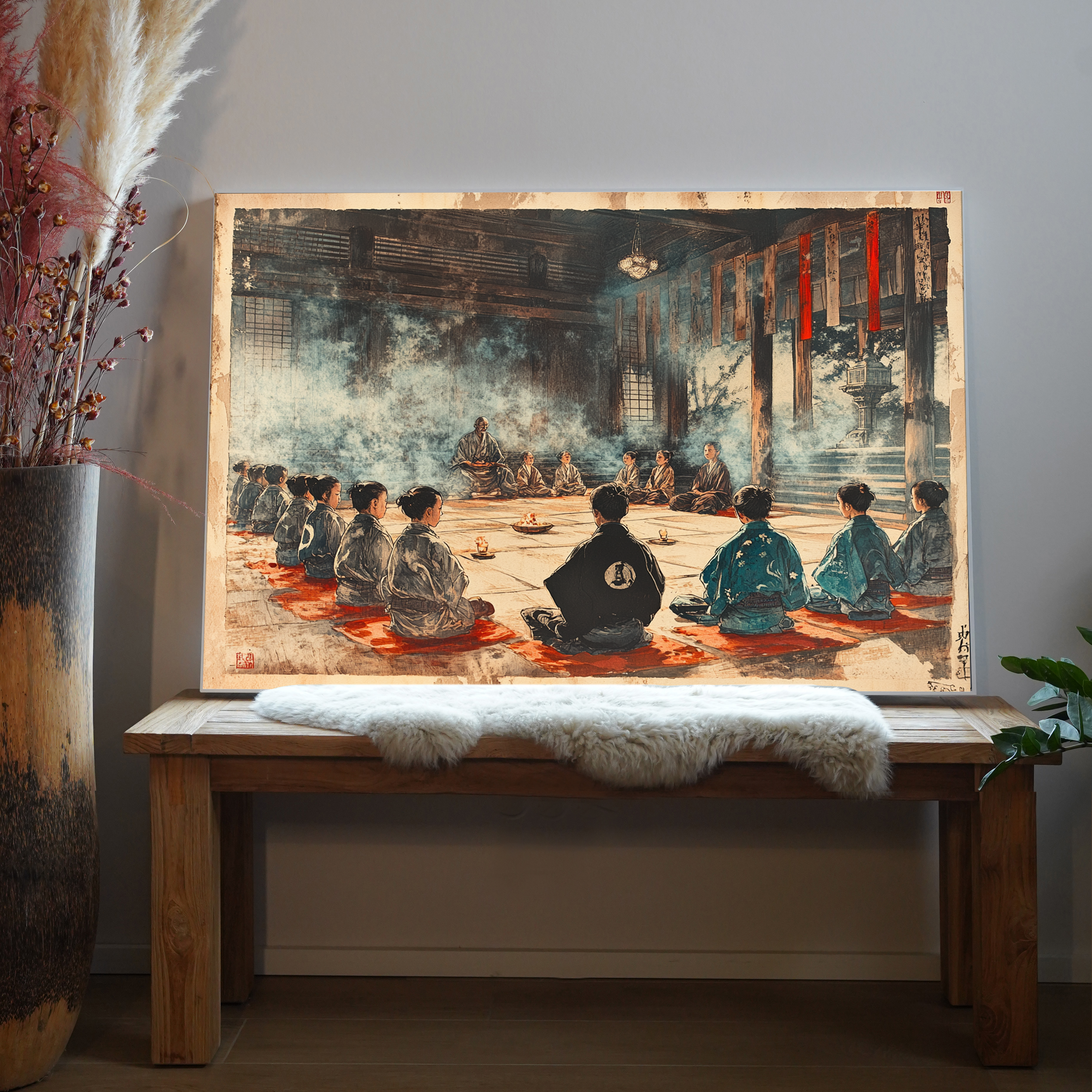 Japan Samurai Unterricht 2 | LED Bild