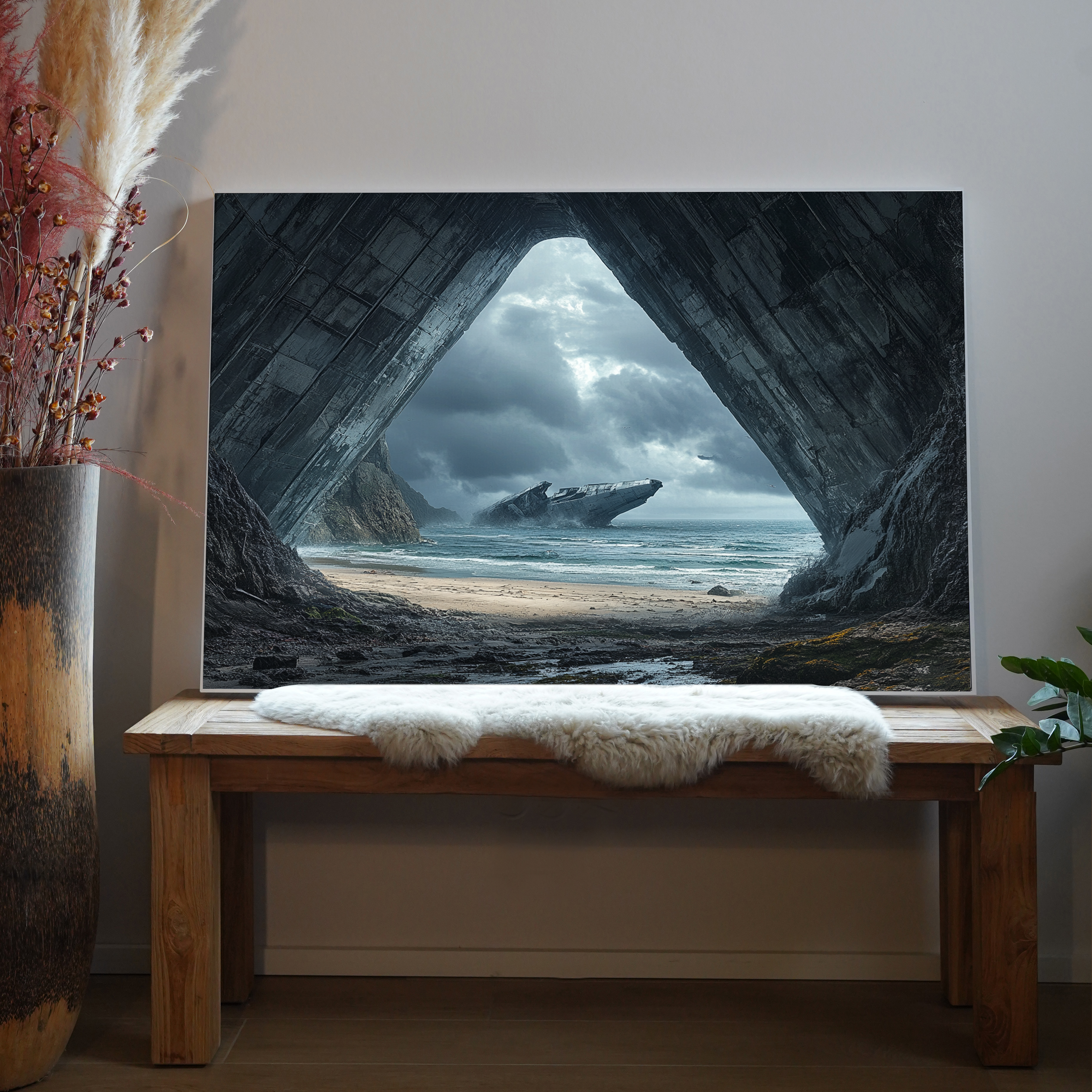 Raumschiffswrack 1 | LED Bild