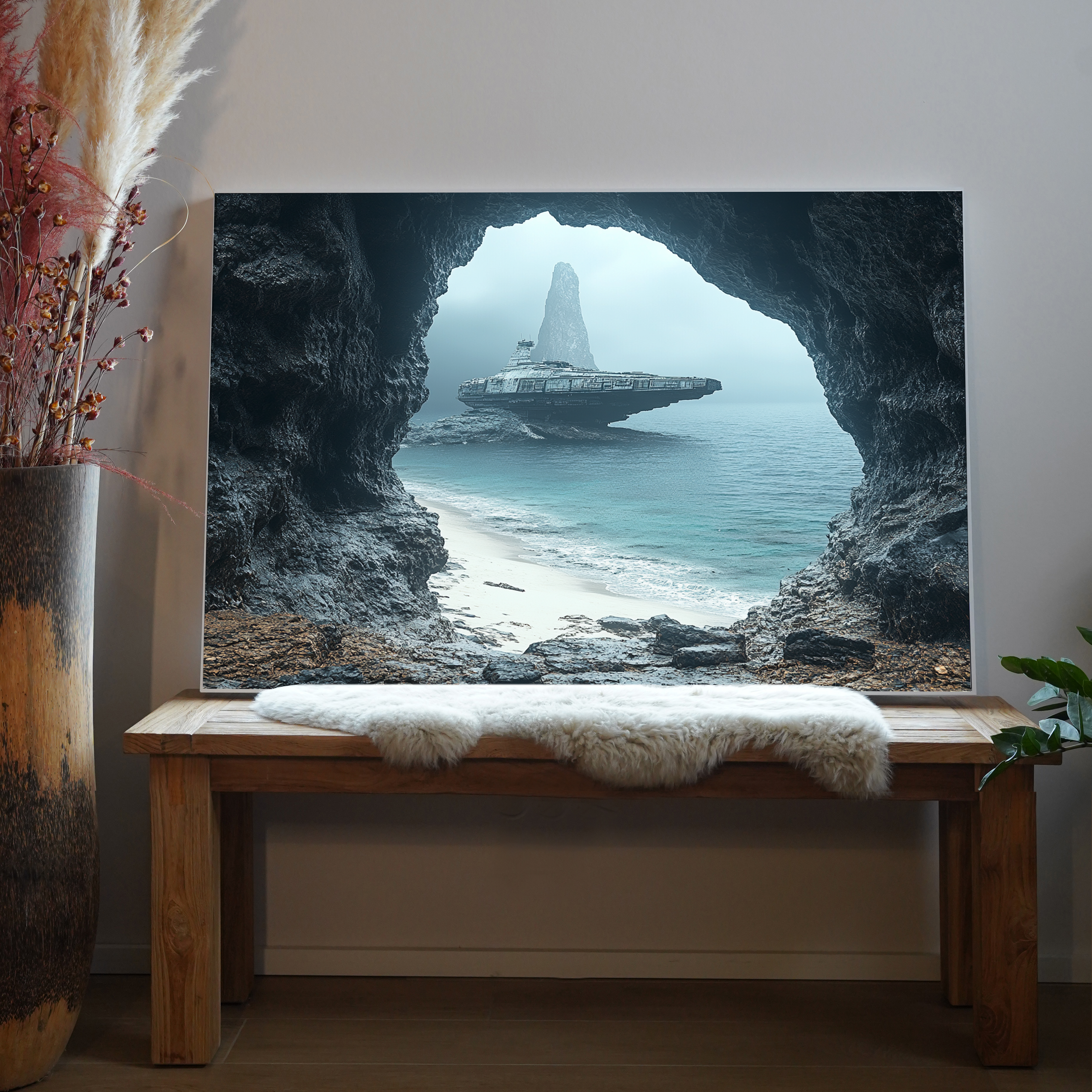 Raumschiffswrack 2 | LED Bild