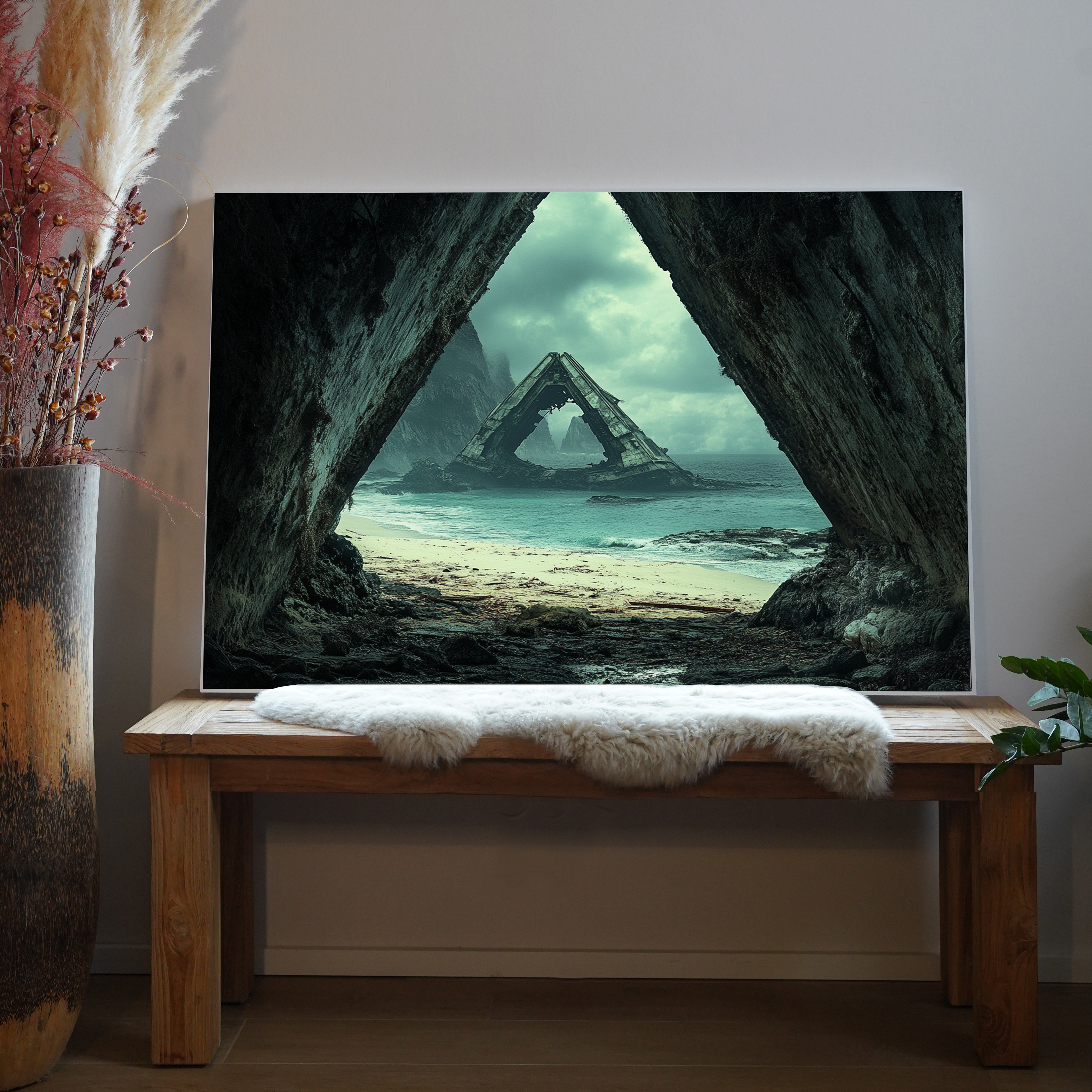 Raumschiffswrack 3 | LED Bild