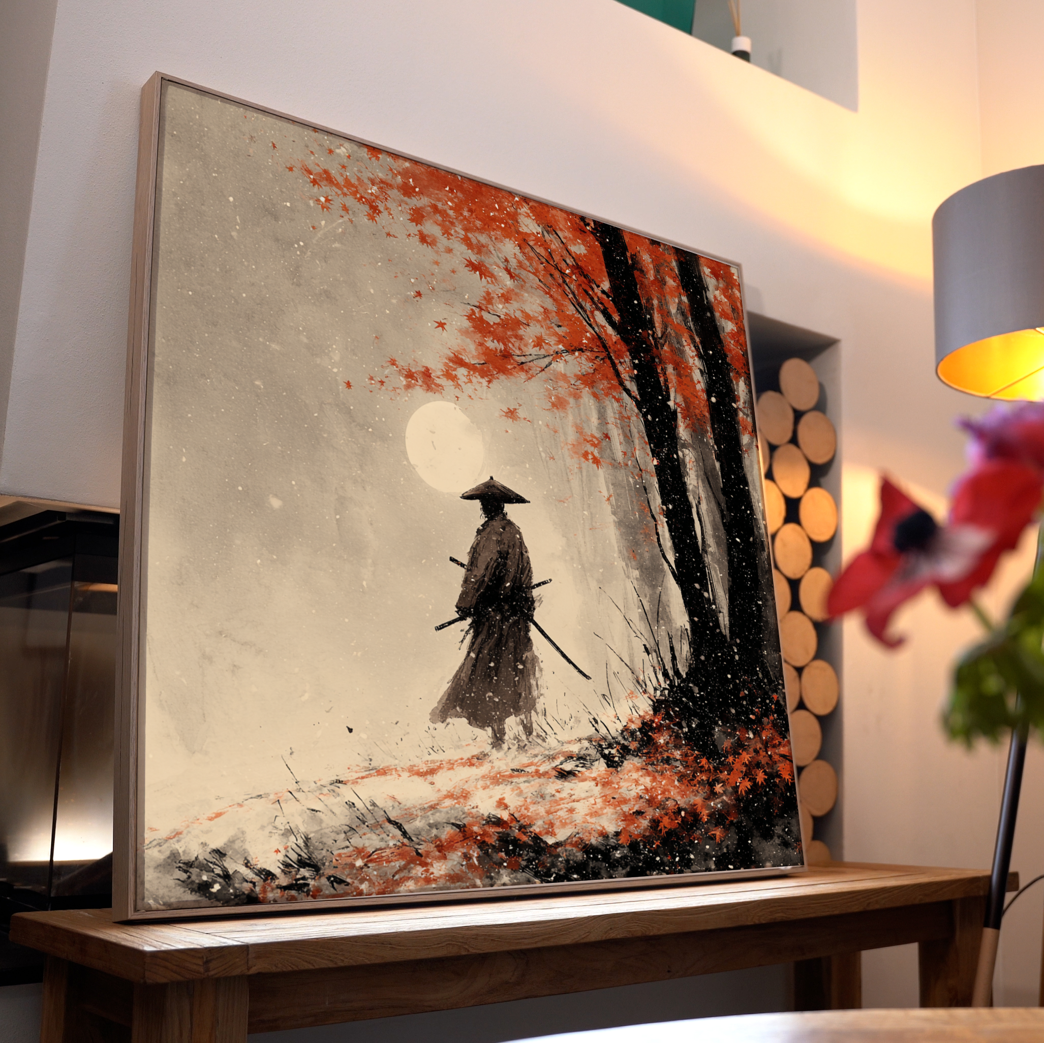 Samurai Silhouette 3 | LED Bild