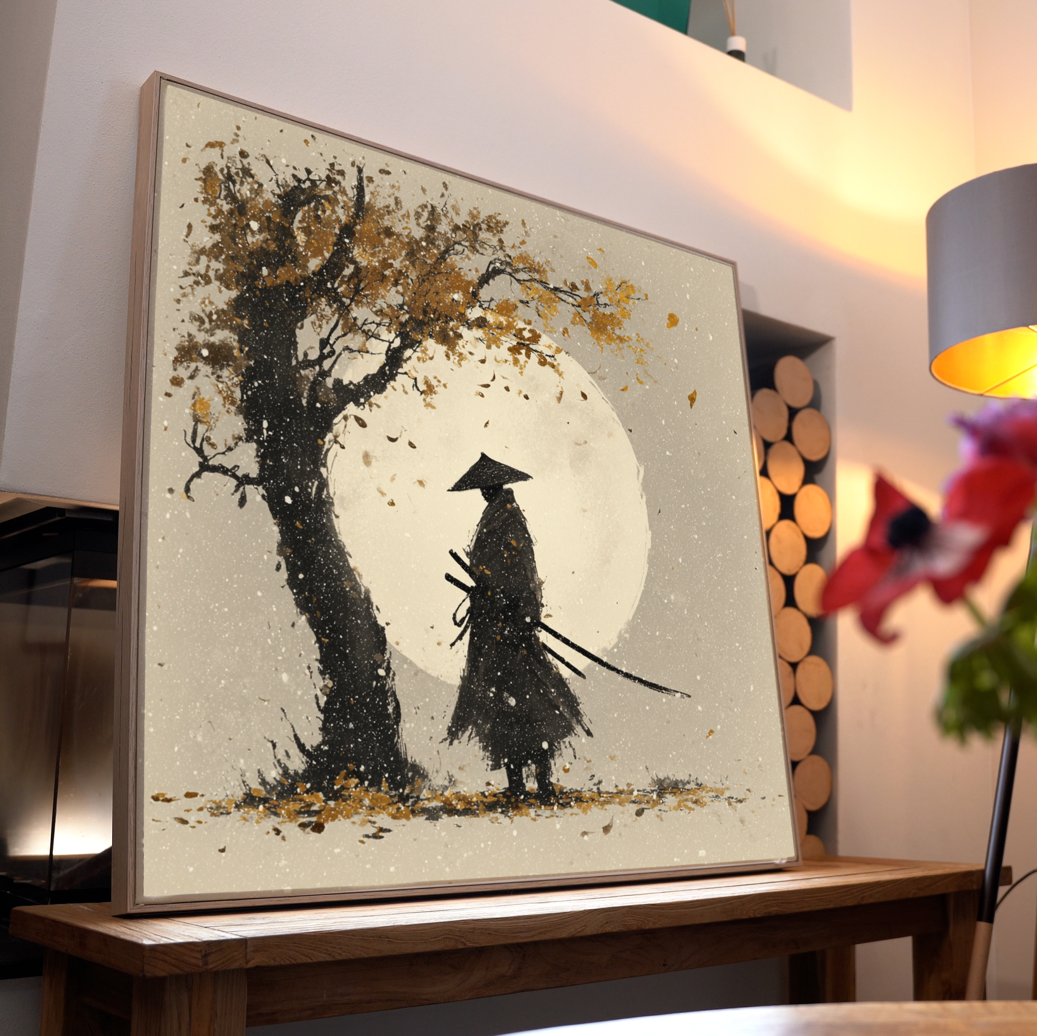 Samurai Silhouette 4 | LED Bild