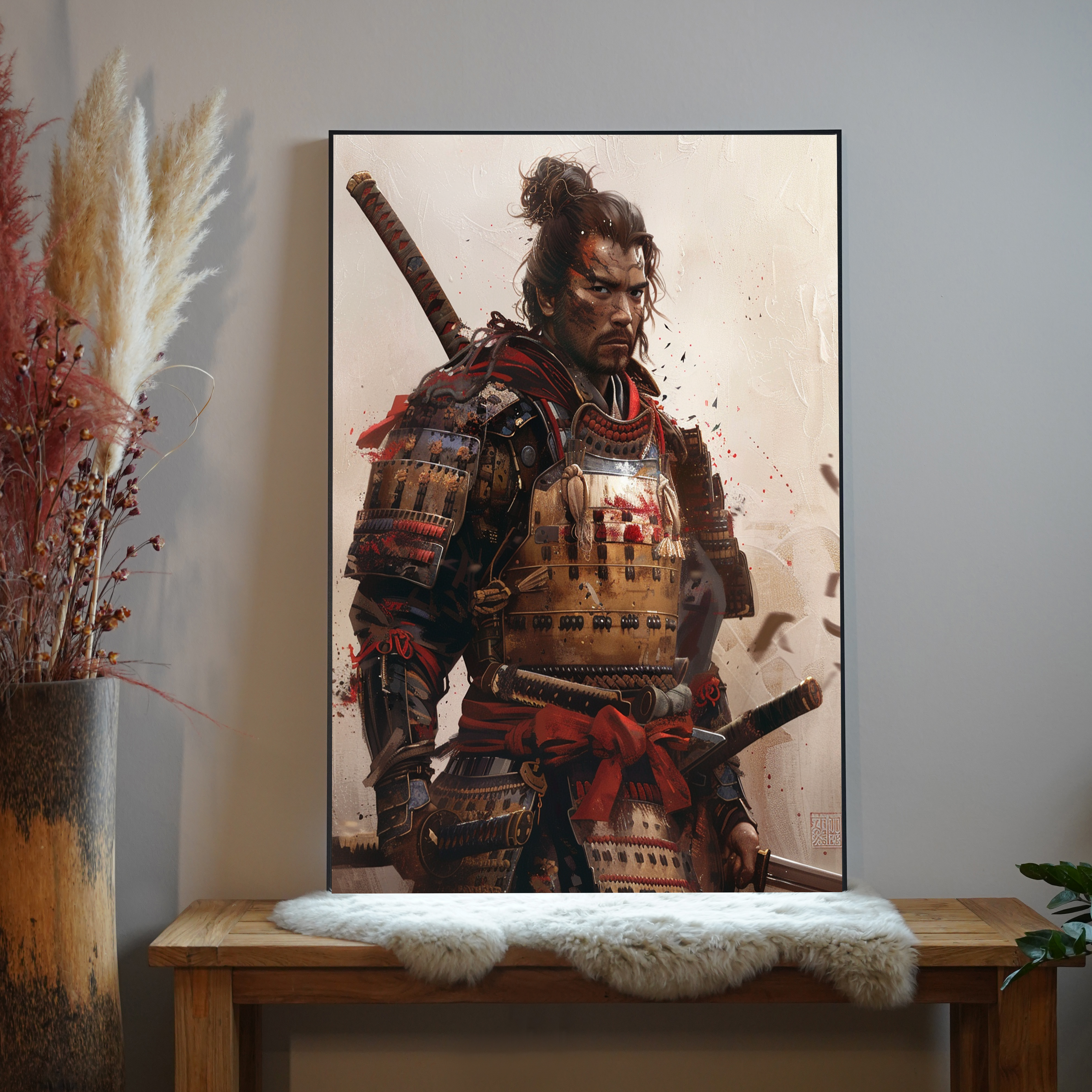 Samurai nach dem Kampf 1 | LED Bild