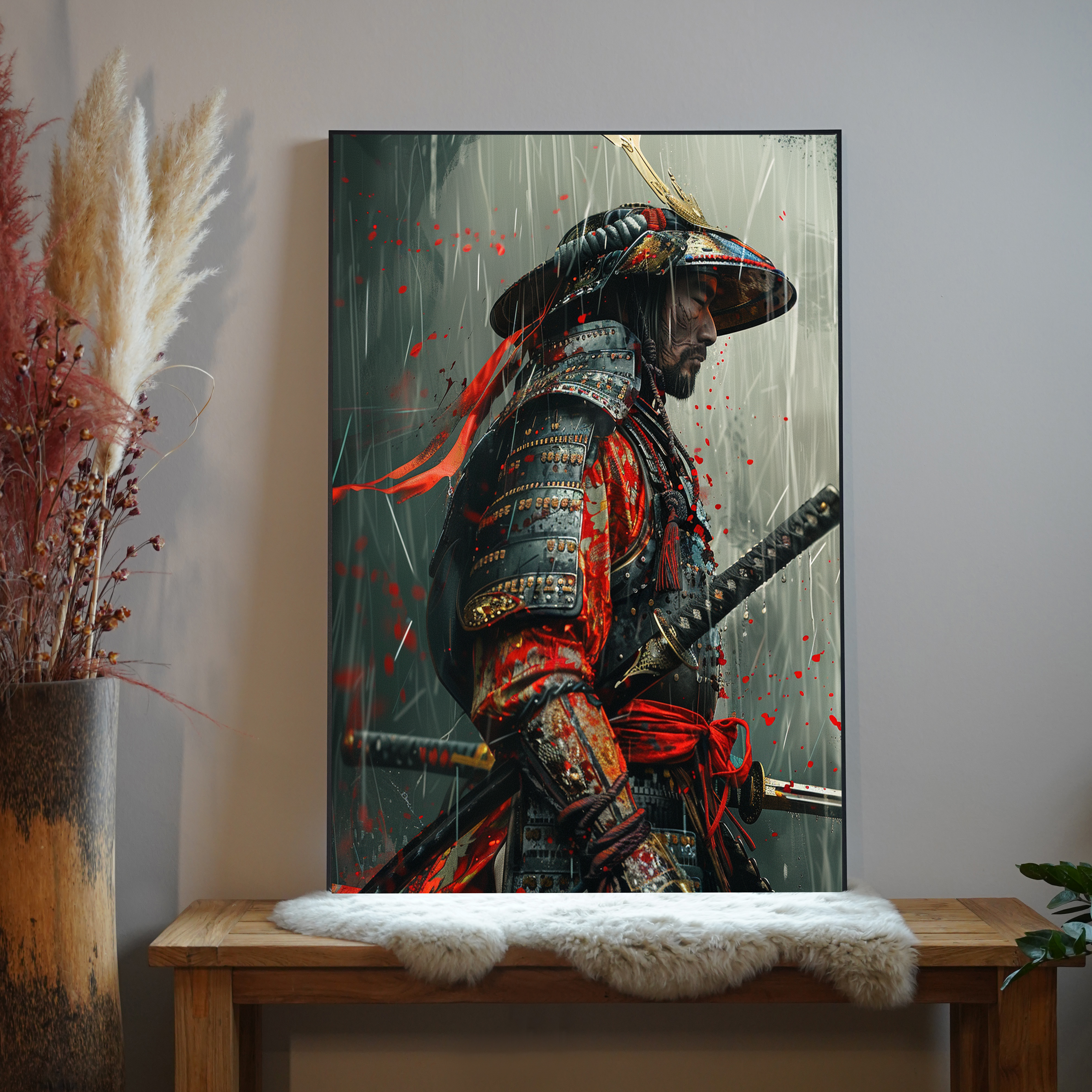 Samurai nach dem Kampf 3 | LED Bild
